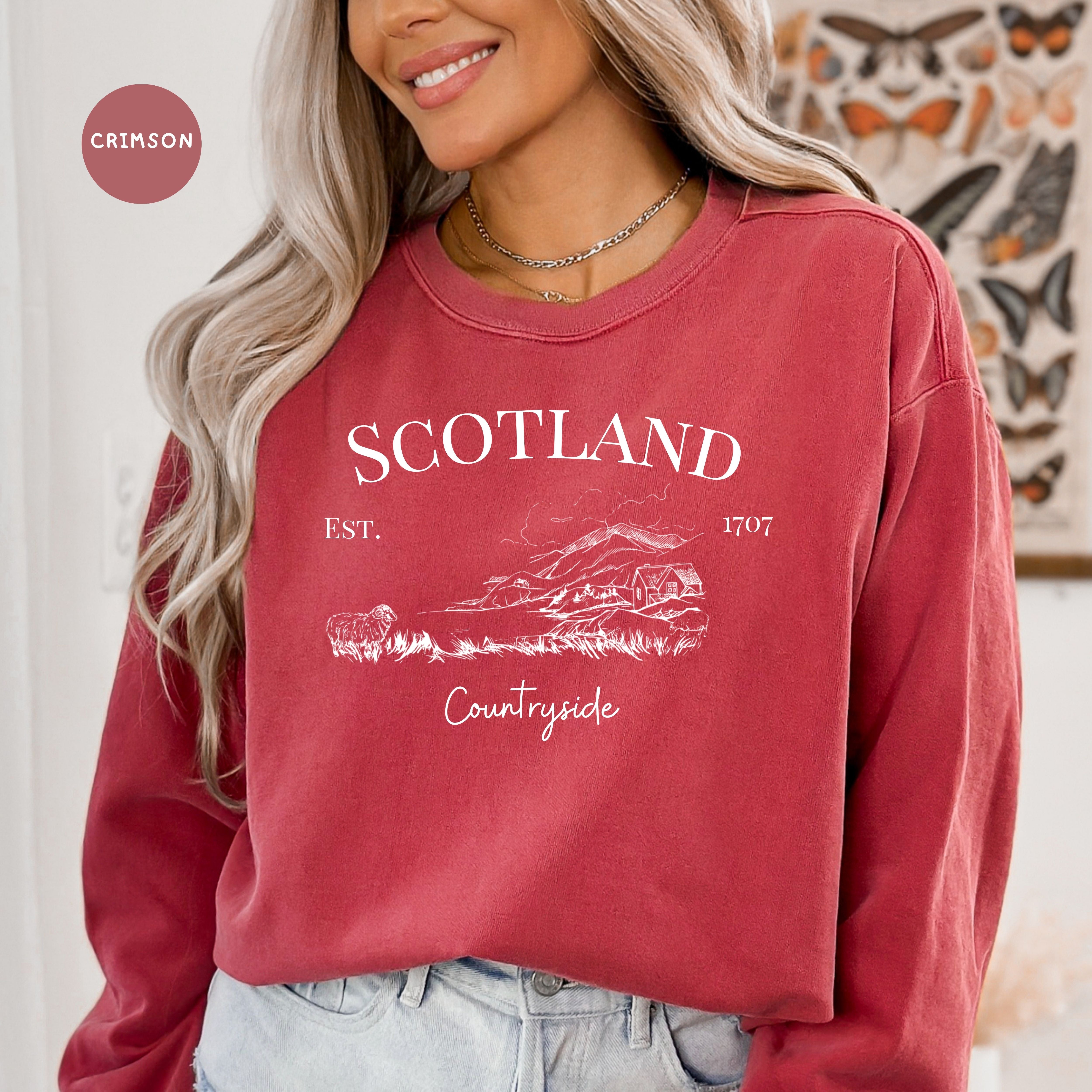 Scotland Countryside Comfort Colors® Sweatshirt