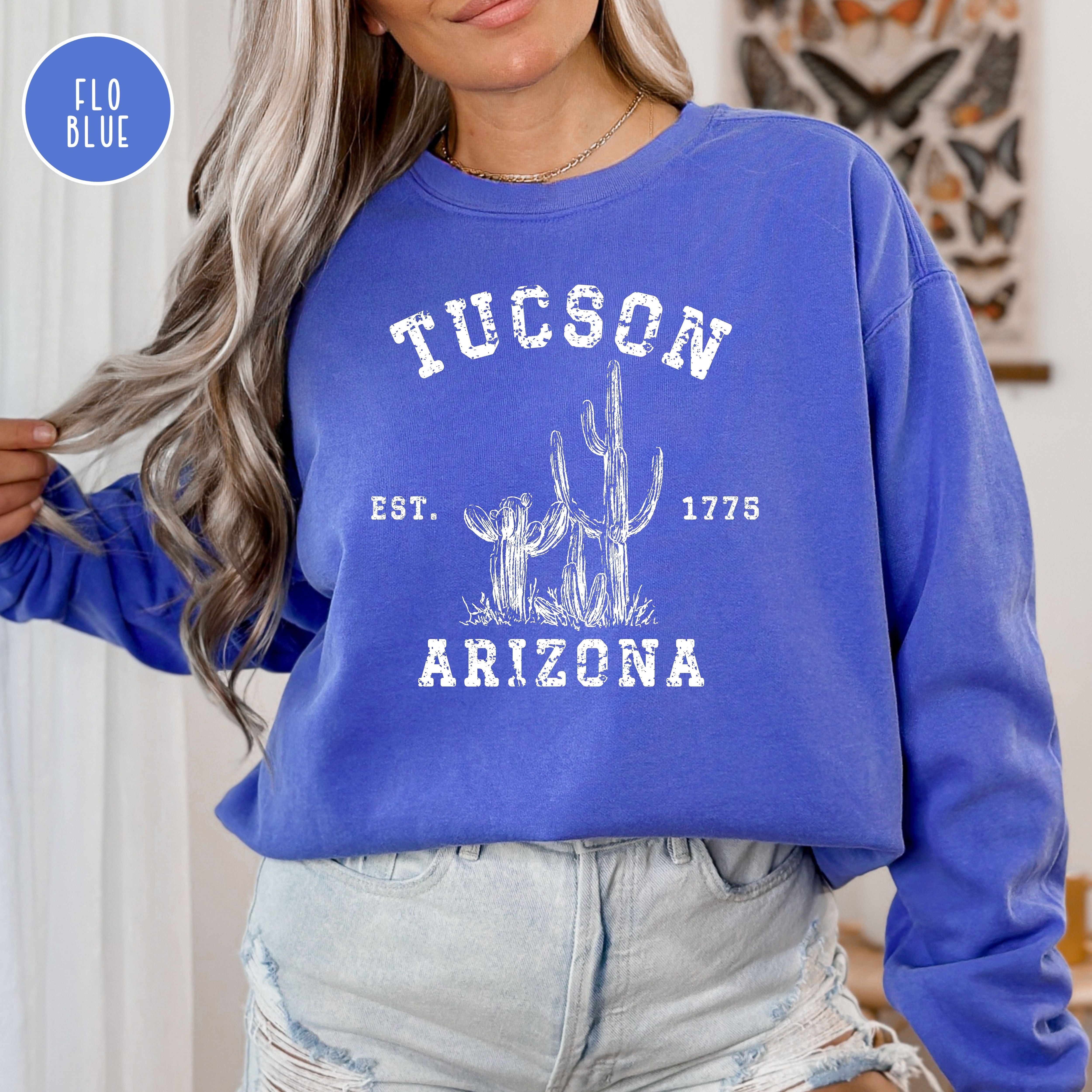 Tucson Arizona Grunge Style Comfort Colors® Sweatshirt