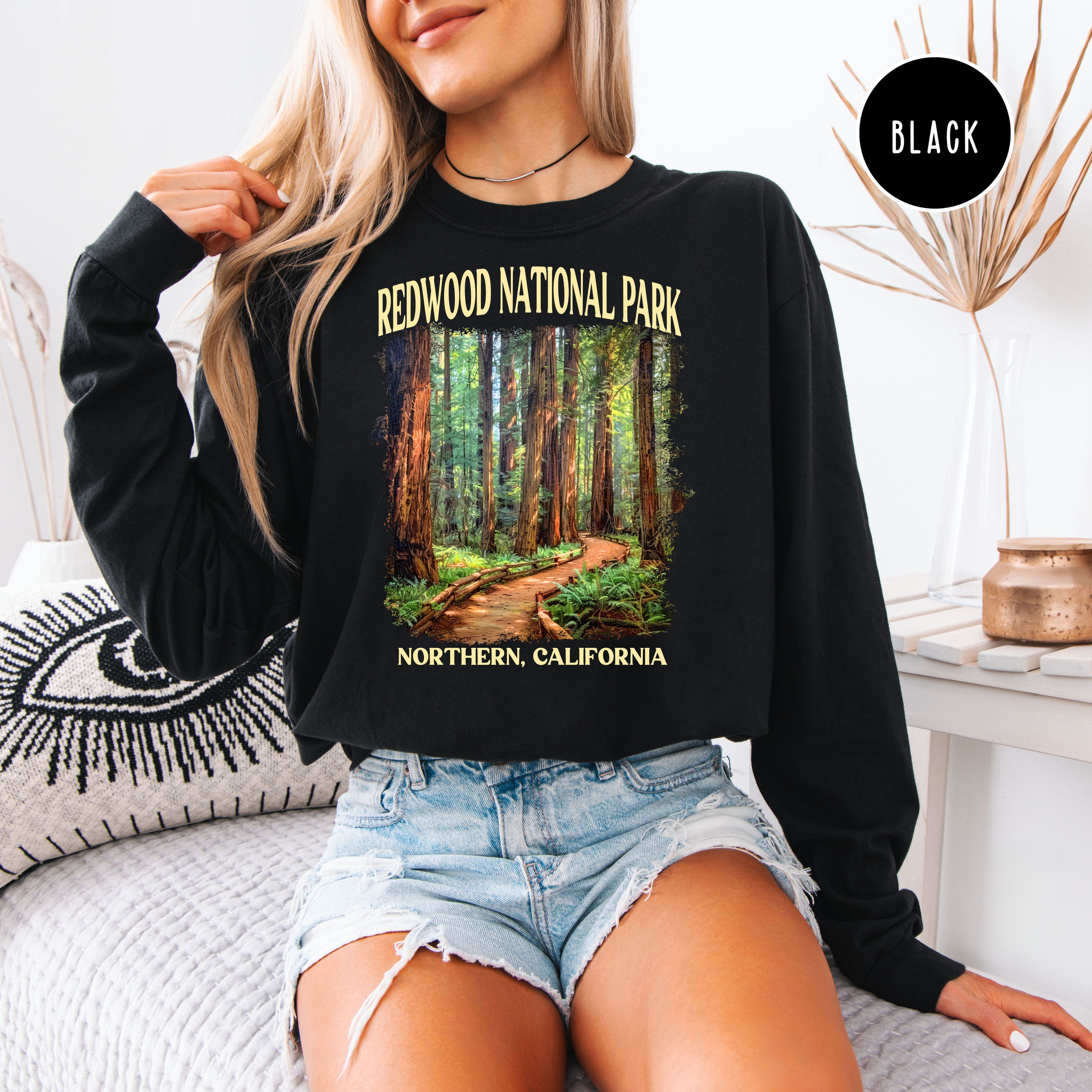 Redwood National Park Long Sleeve Comfort Colors Tee Shirt