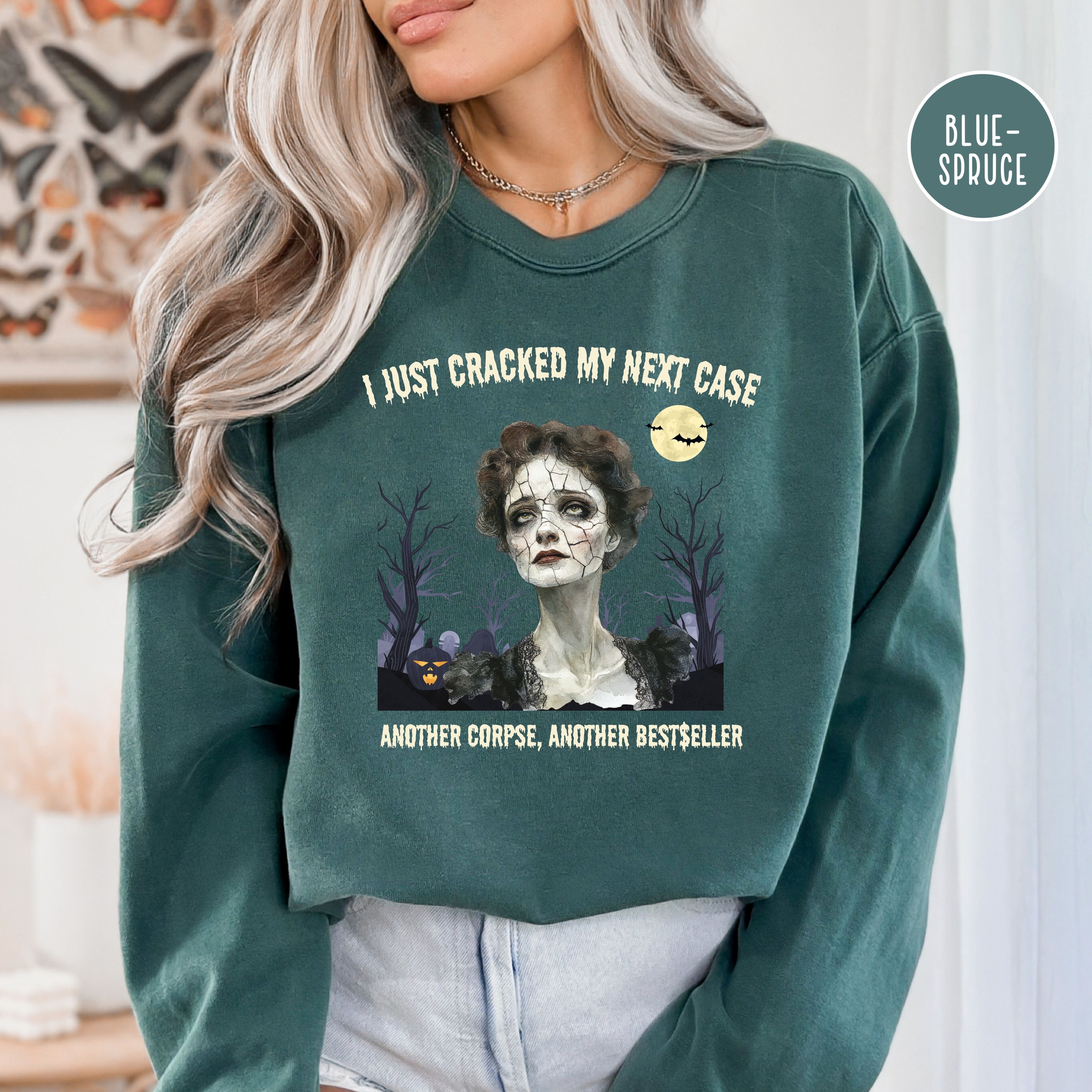 Murder Mystery Writer Comfort Colors Halloween Sweatshirt Gift