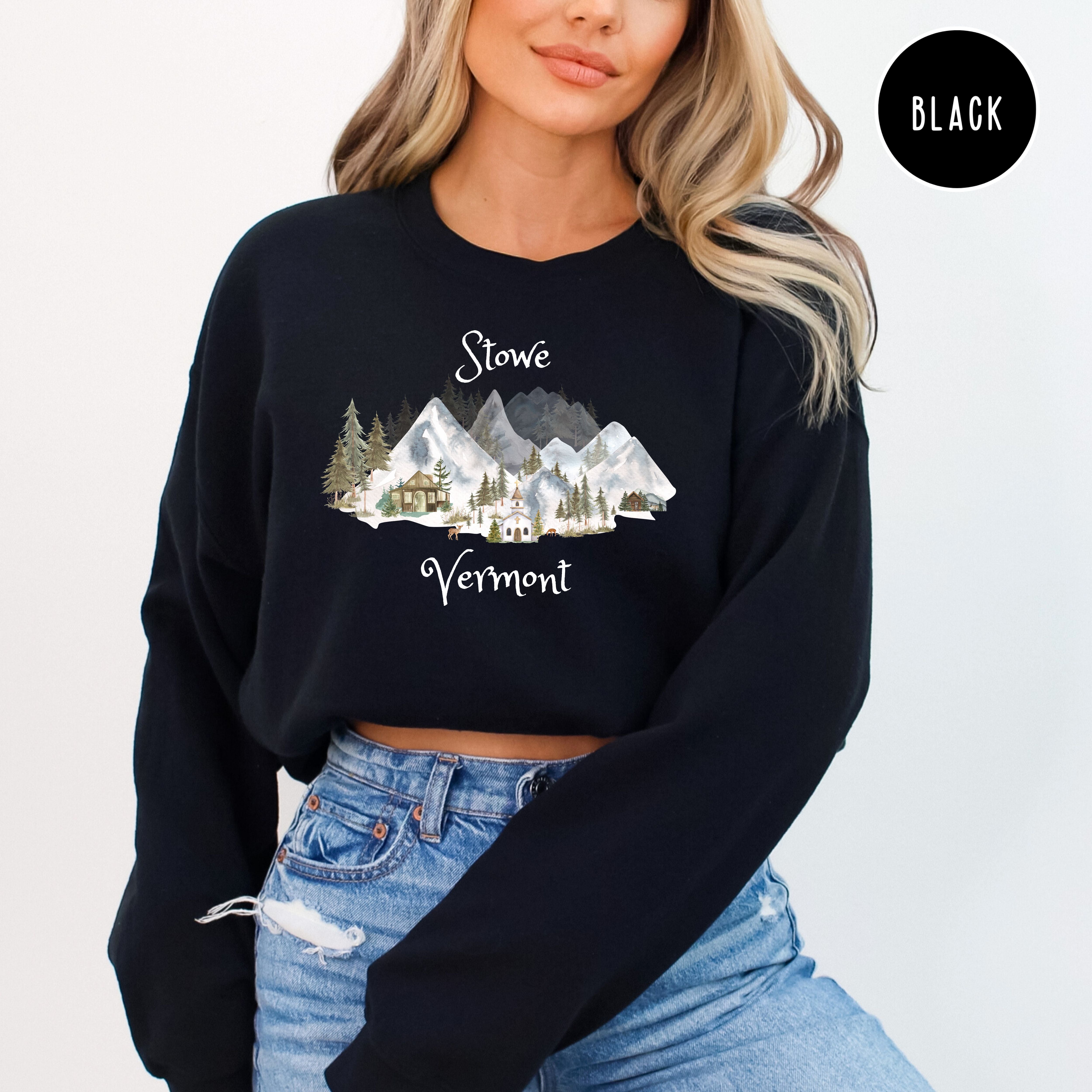 Stowe Vermont Unisex Vacation Gift Sweatshirt