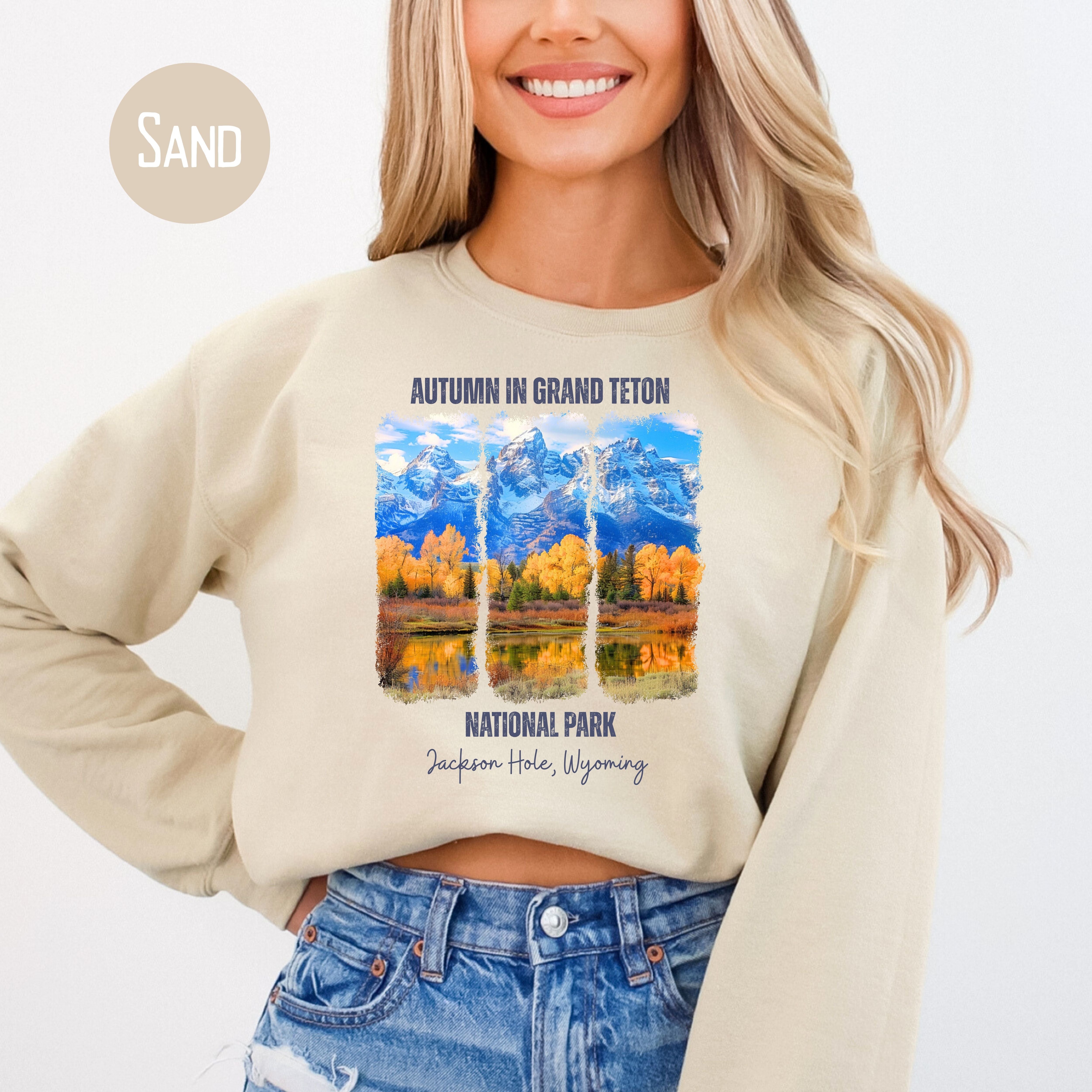 Grand Teton National Park Adult Unisex Sweatshirt