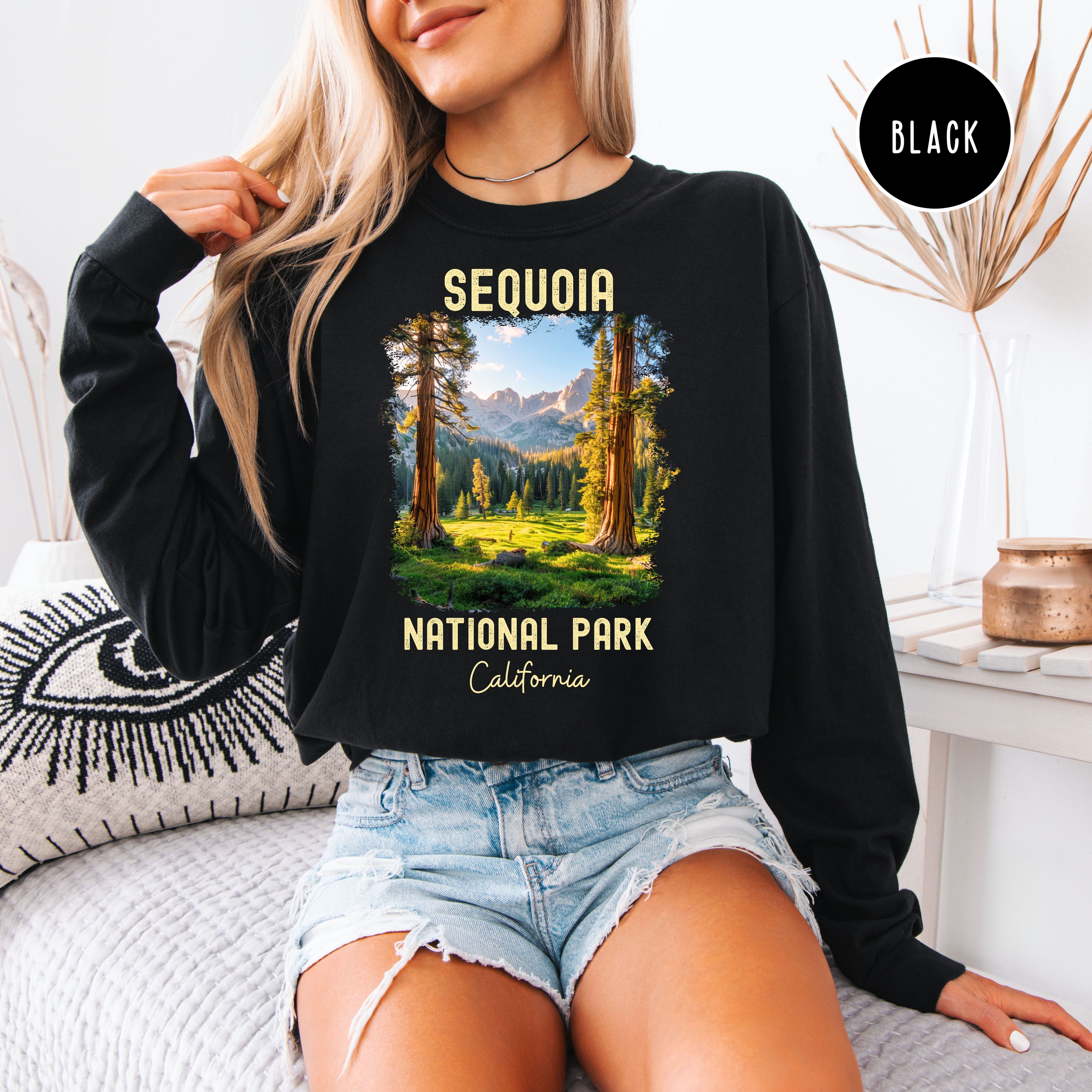 Sequoia National Park California Unisex Long Sleeve Comfort Colors T-Shirt