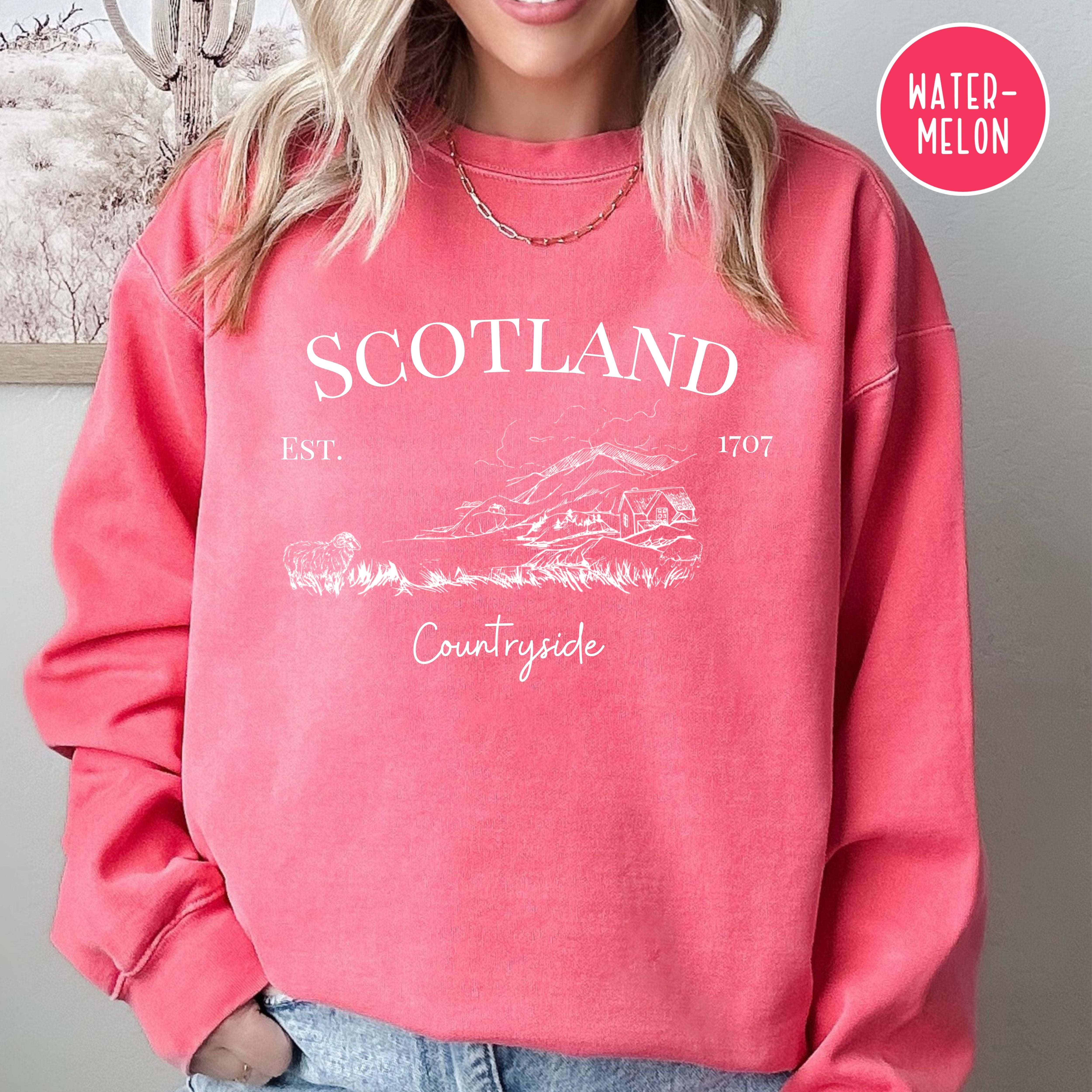 Scotland Countryside Comfort Colors® Sweatshirt