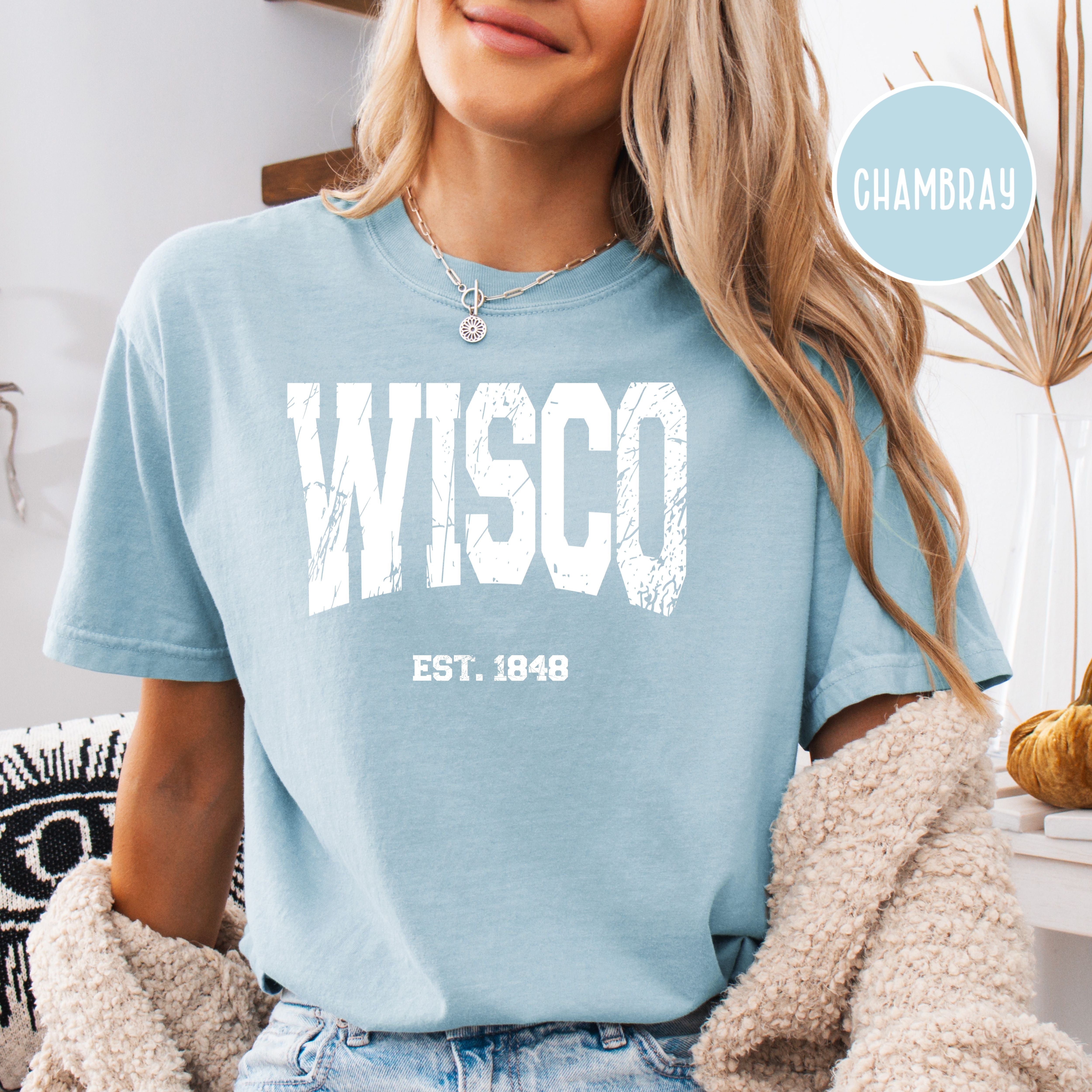 WISCO (Wisconsin) Grunge Comfort Colors® Tee