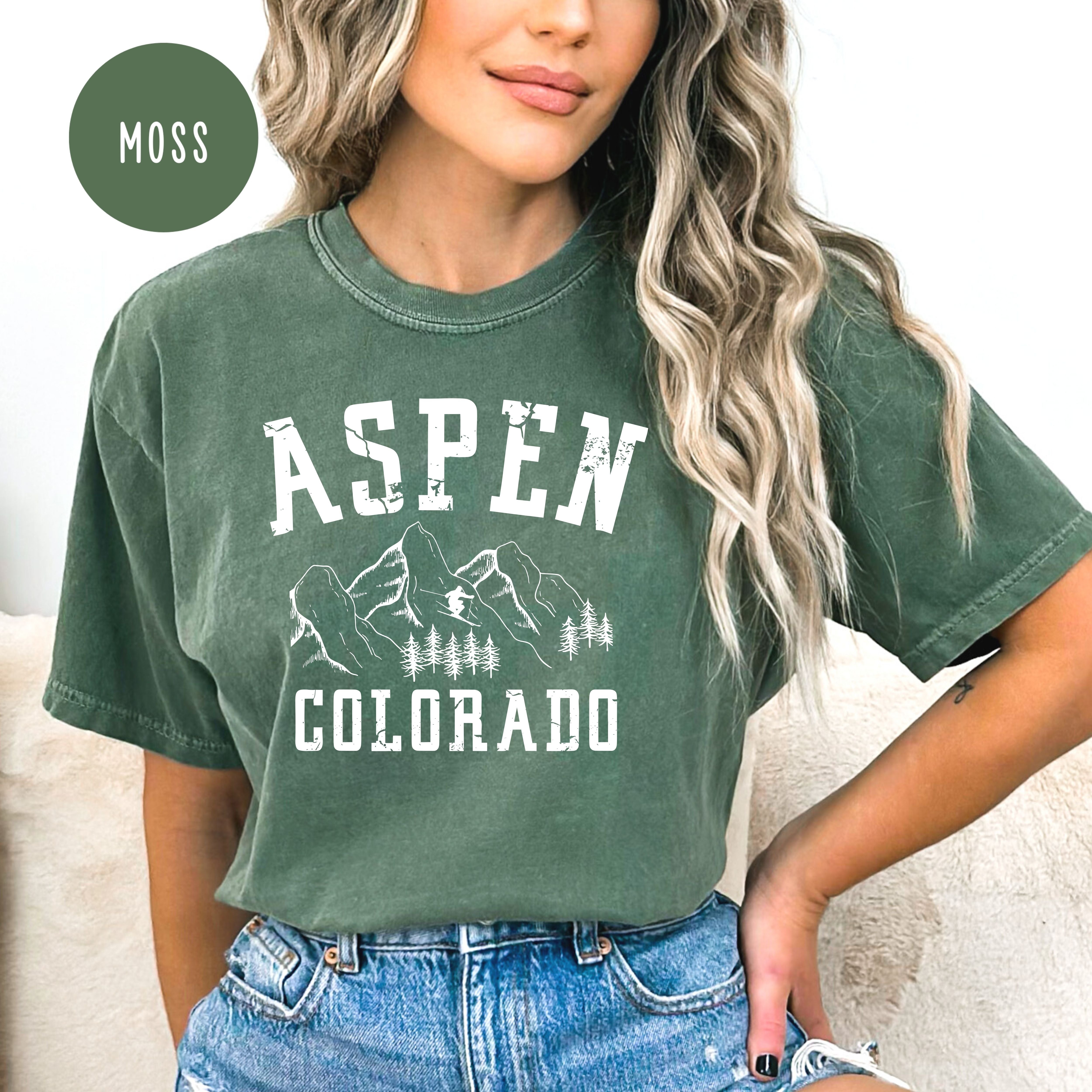 Aspen Colorado Comfort Colors Tee