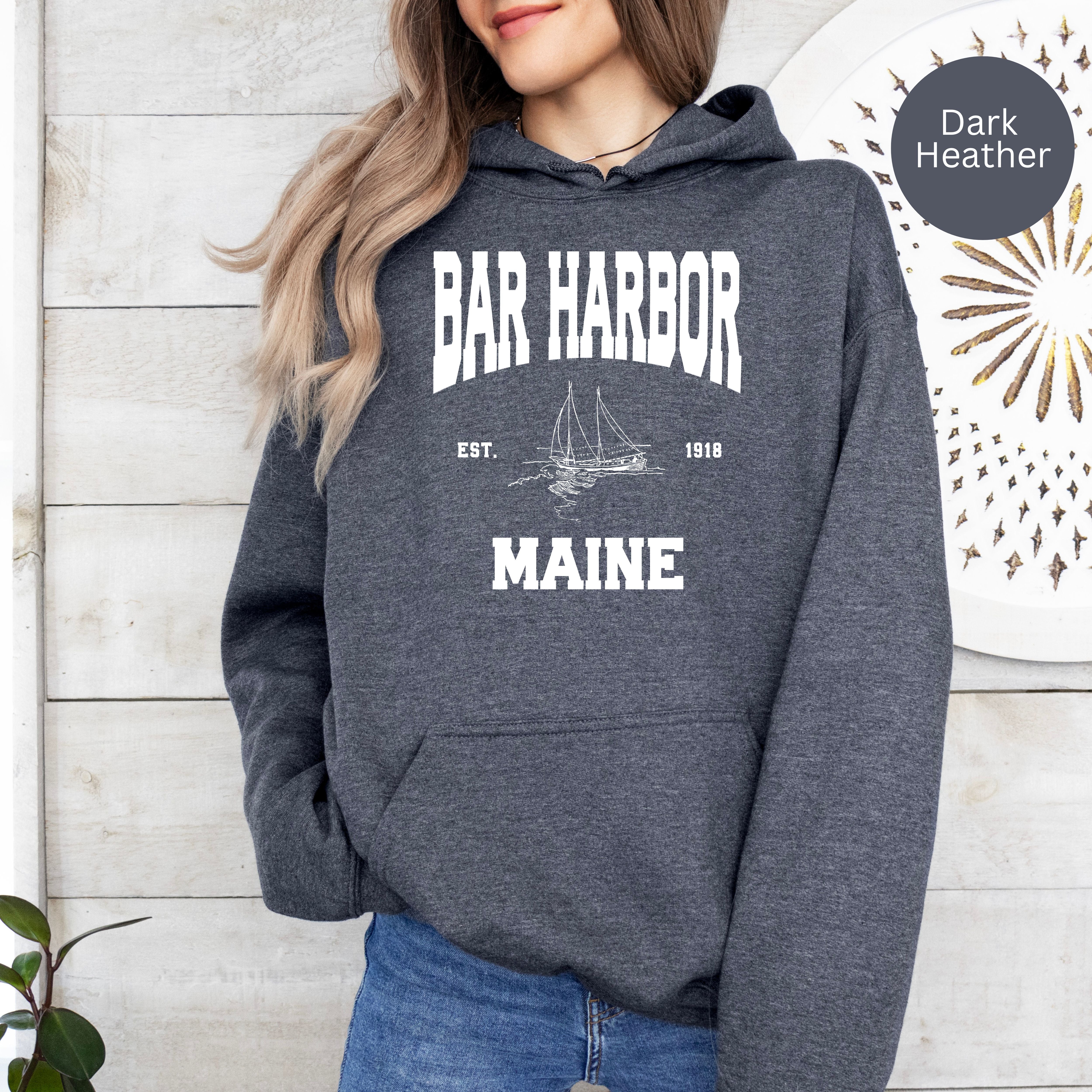 Bar Harbor Maine Hoodie