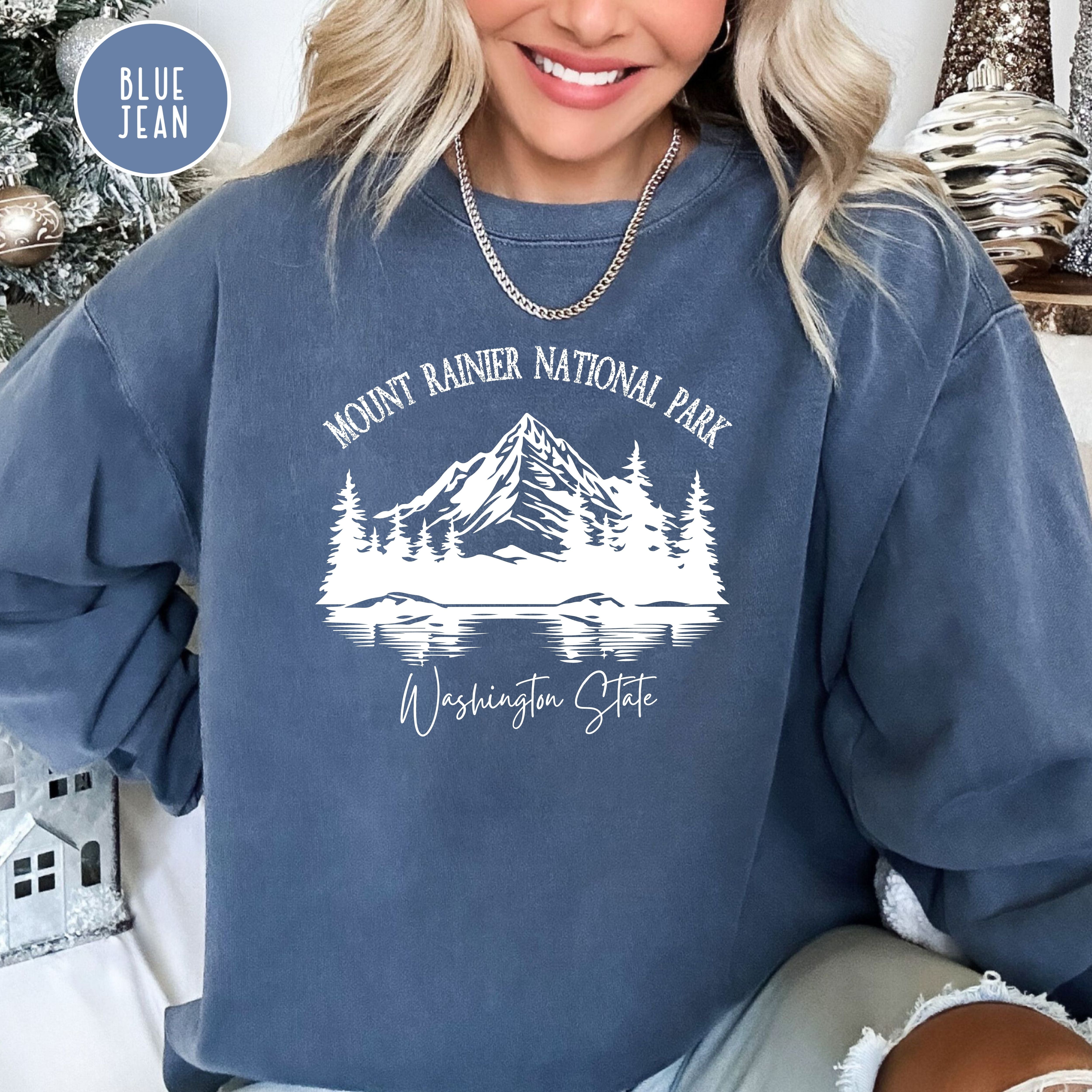 Mount Rainer National Park Comfort Colors® Sweatshirt