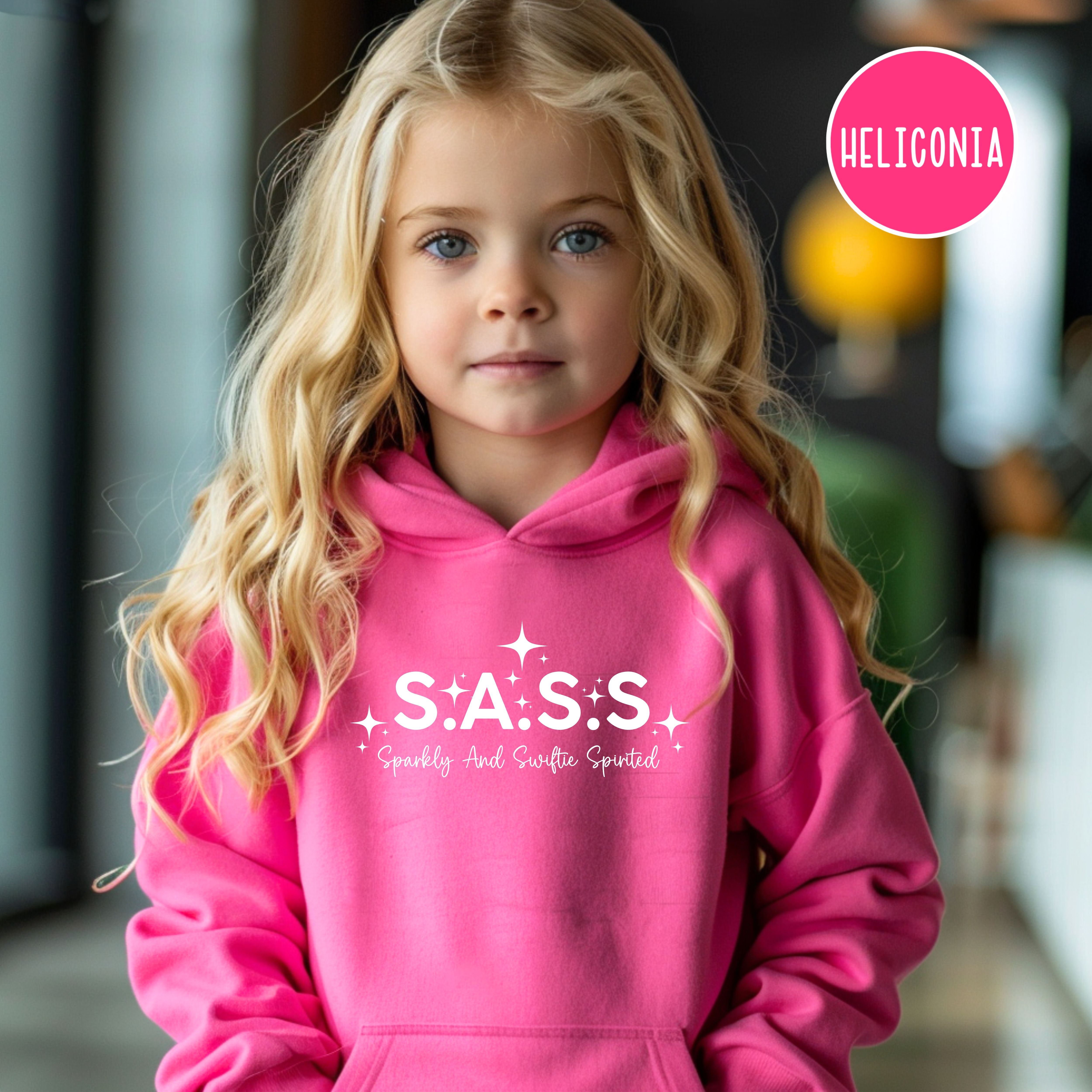 Swiftie Fans Children's Pullover Hoodie, Sparkly And Swiftie Spirited SASS Youth Hoodie