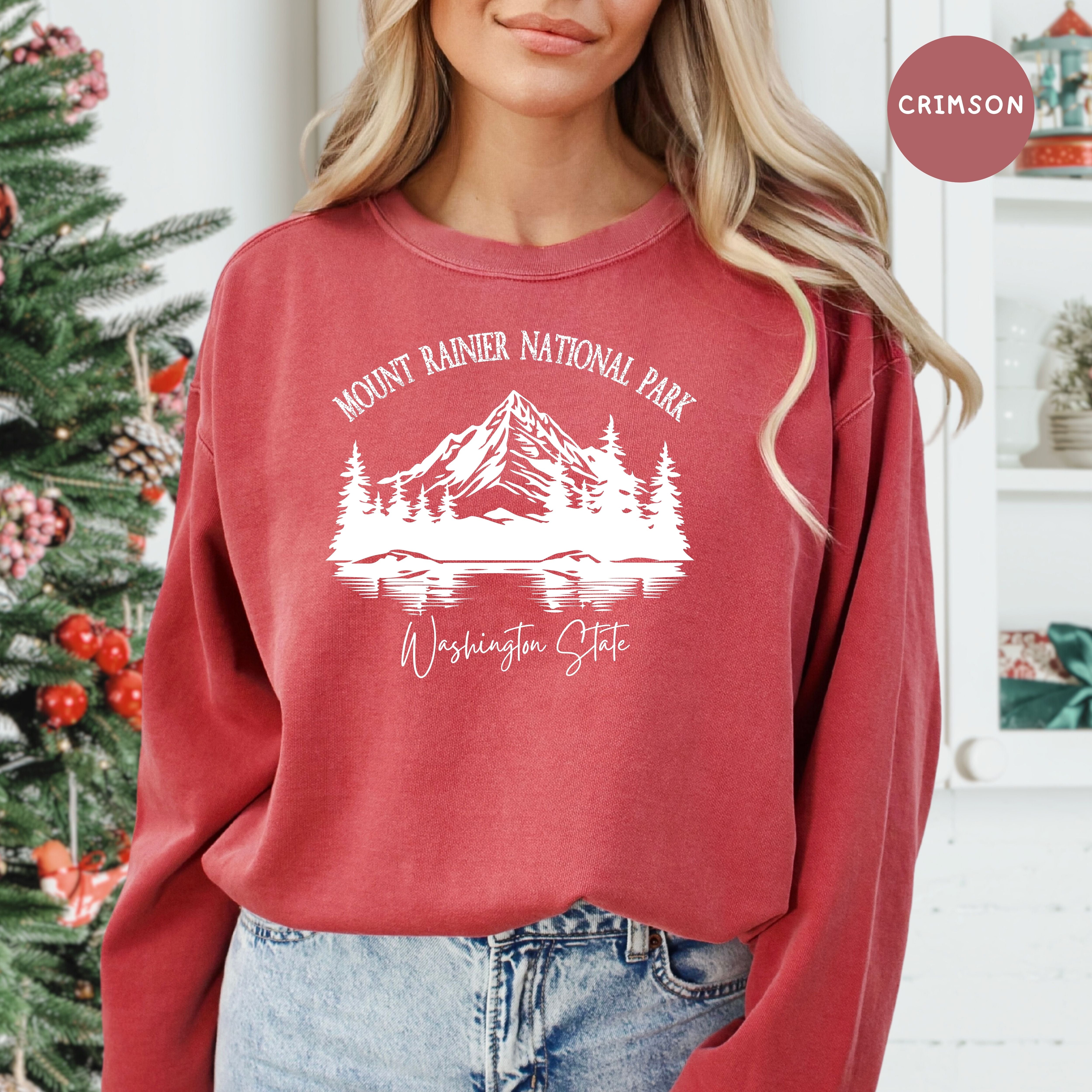 Mount Rainer National Park Comfort Colors® Sweatshirt