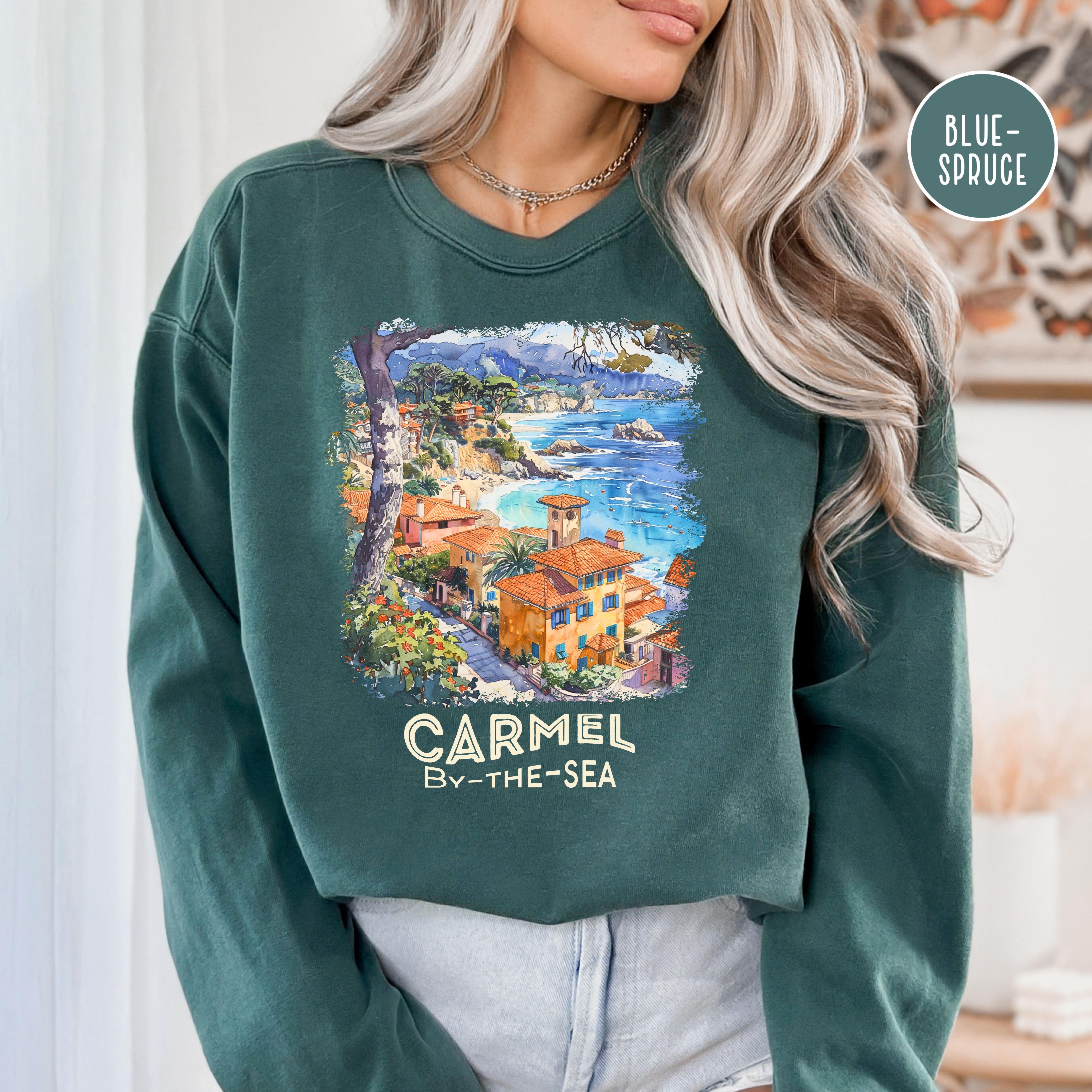 Carmel By The Sea Unsex Comfort Colors Sweatshirt, Monterey Vacation Shirt