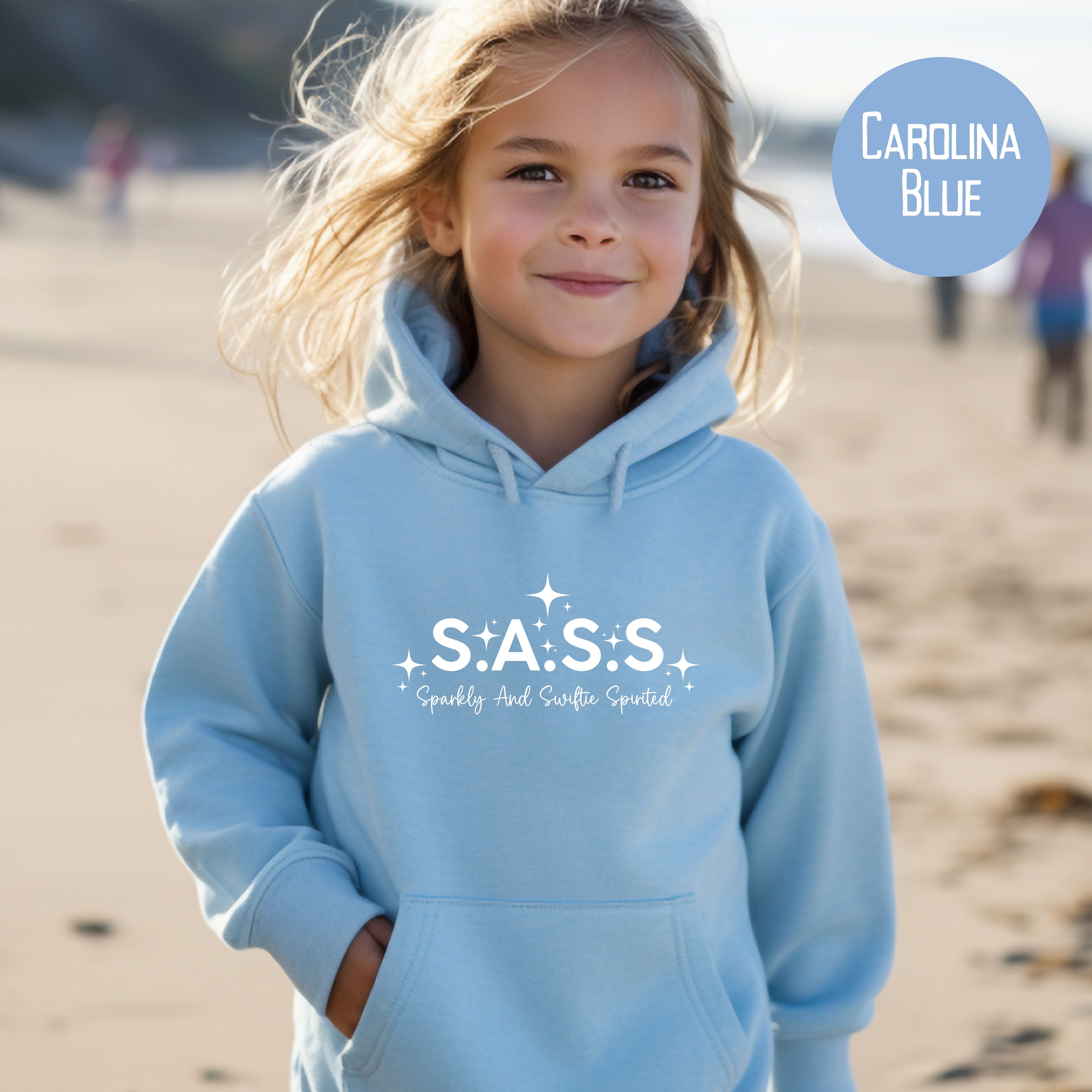 Swiftie Fans Children's Pullover Hoodie, Sparkly And Swiftie Spirited SASS Youth Hoodie