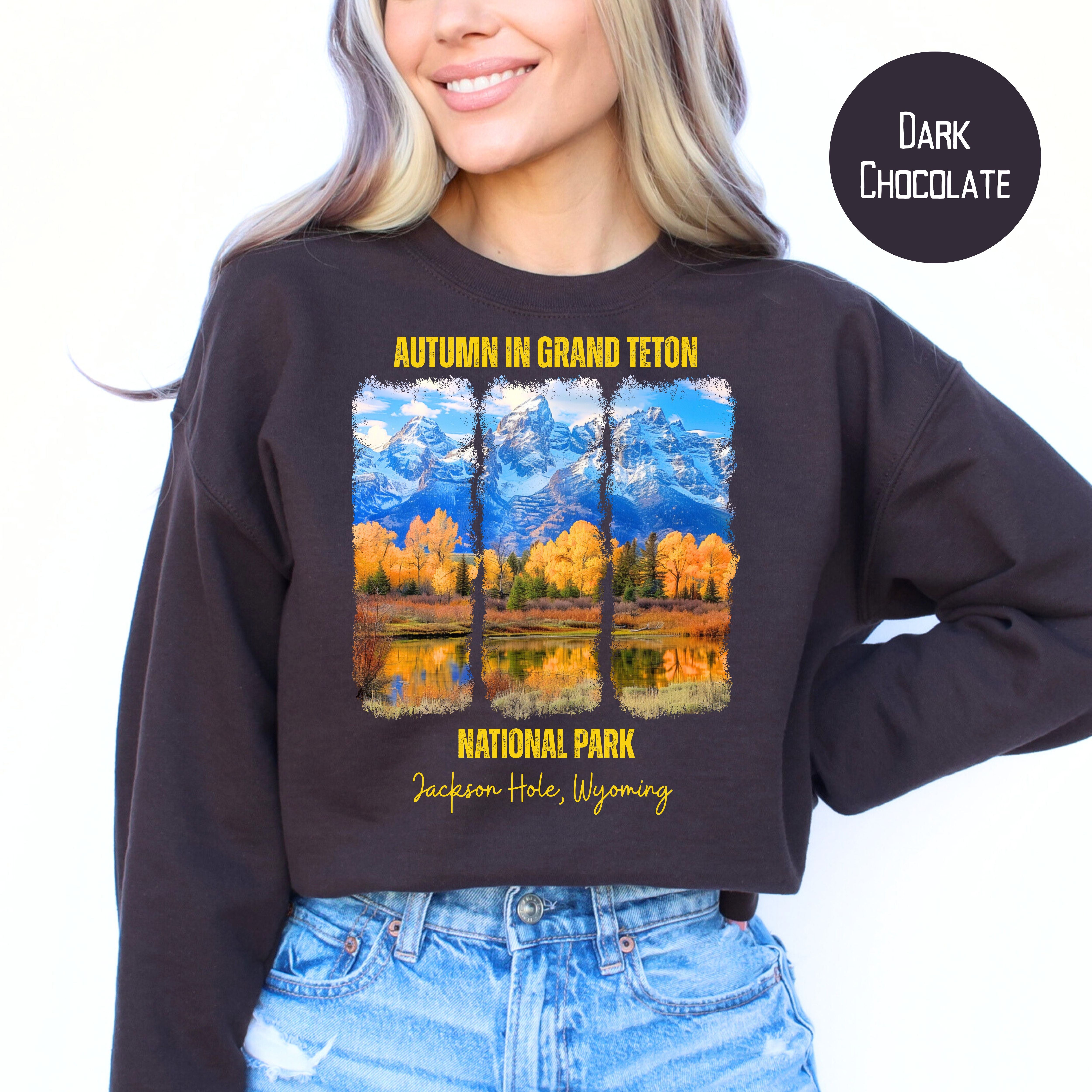 Grand Teton National Park Adult Unisex Sweatshirt