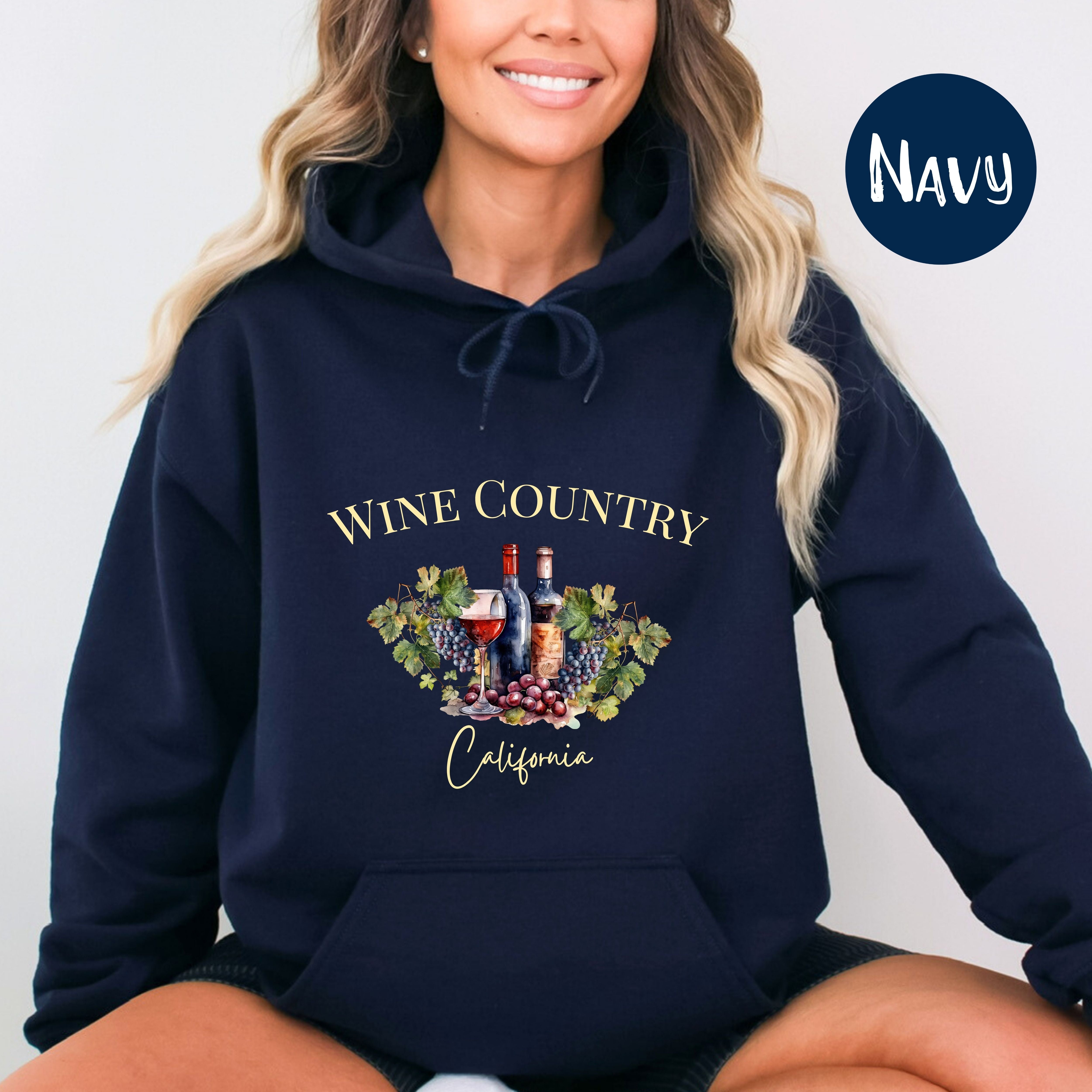 Wine Country California Pullover Hoodie