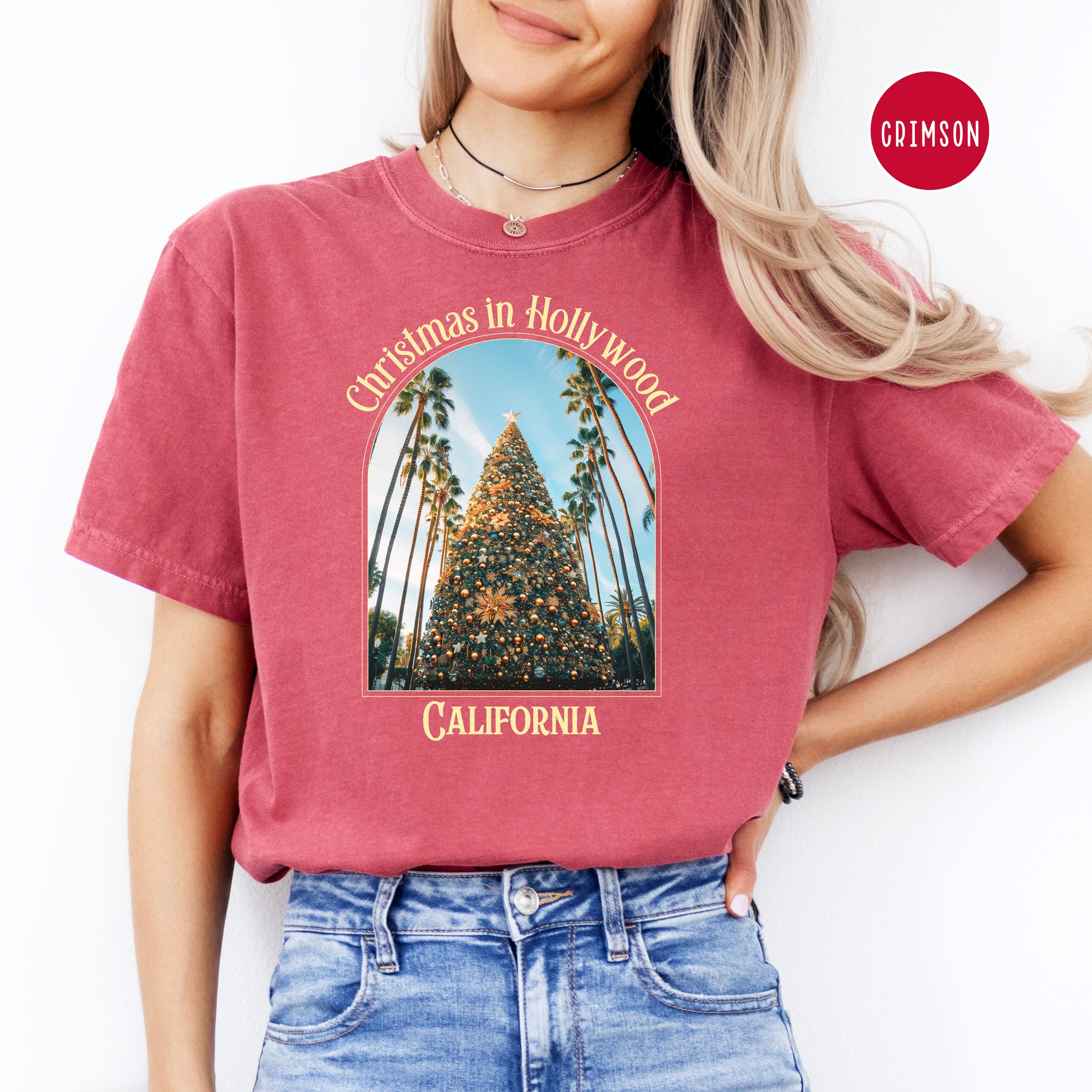 Christmas in Hollywood California Comfort Colors® Shirt