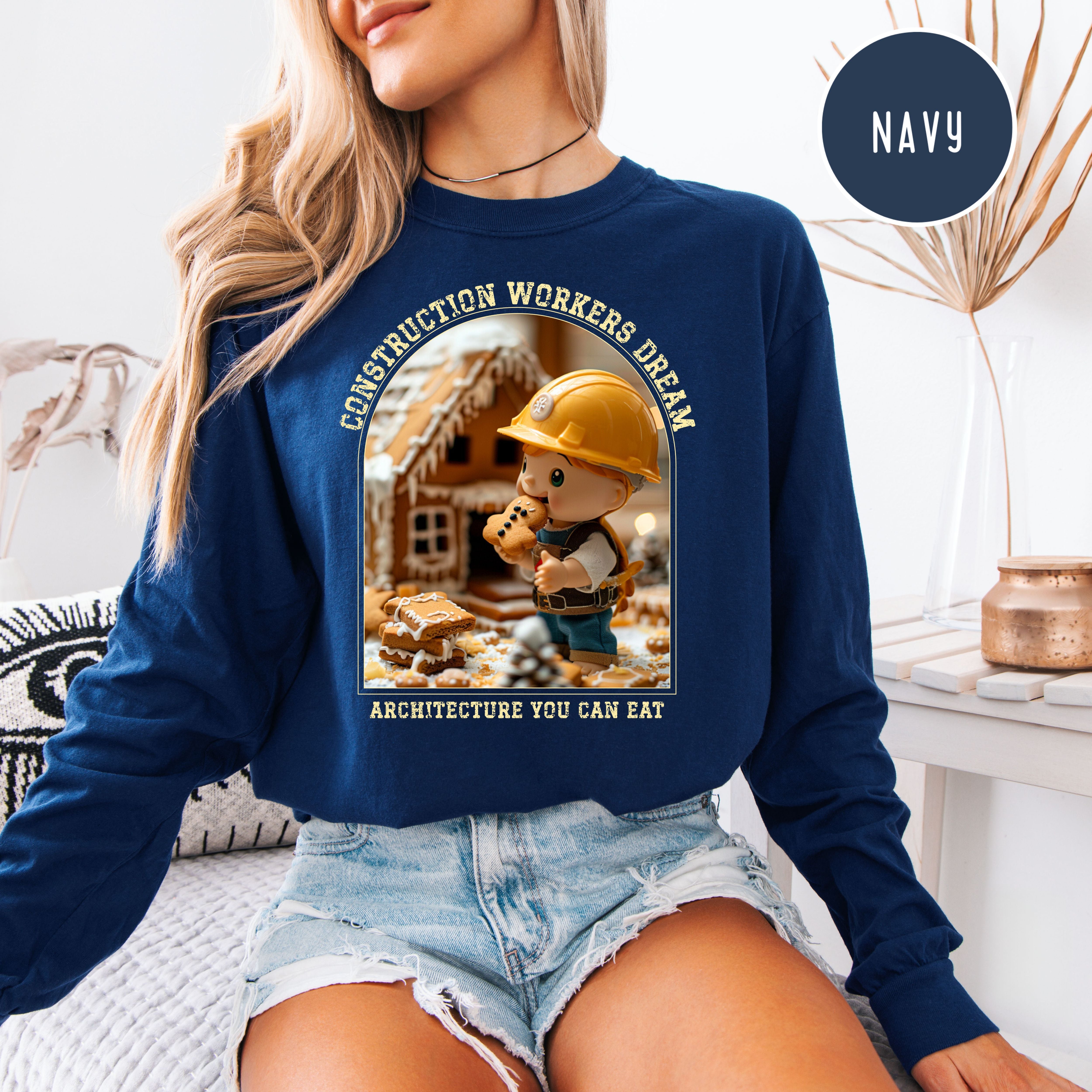 Funny Gingerbread House Contest Unisex Comfort Colors Long Sleeve Shirt