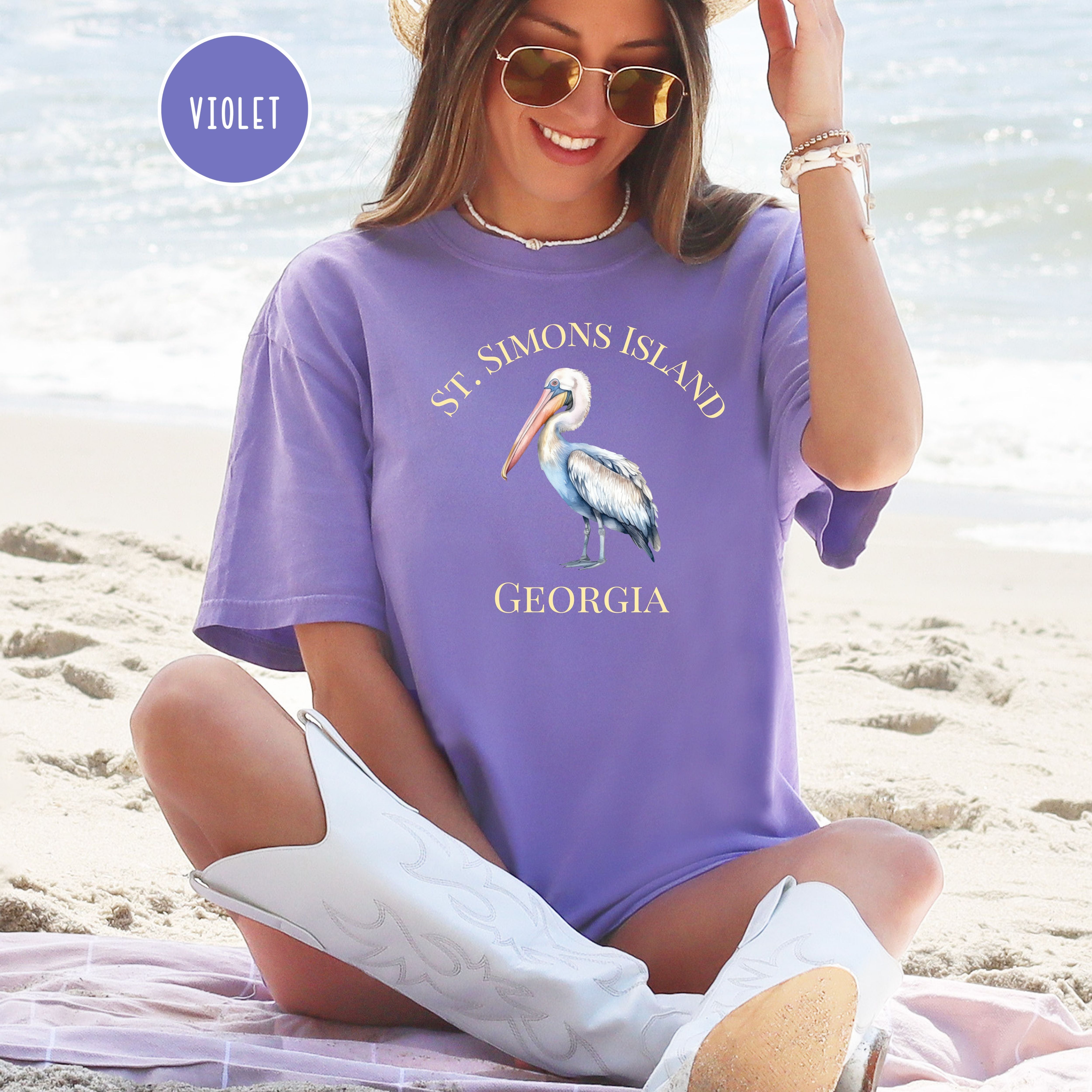 St. Simons Island Georgia Comfort Colors® Tee