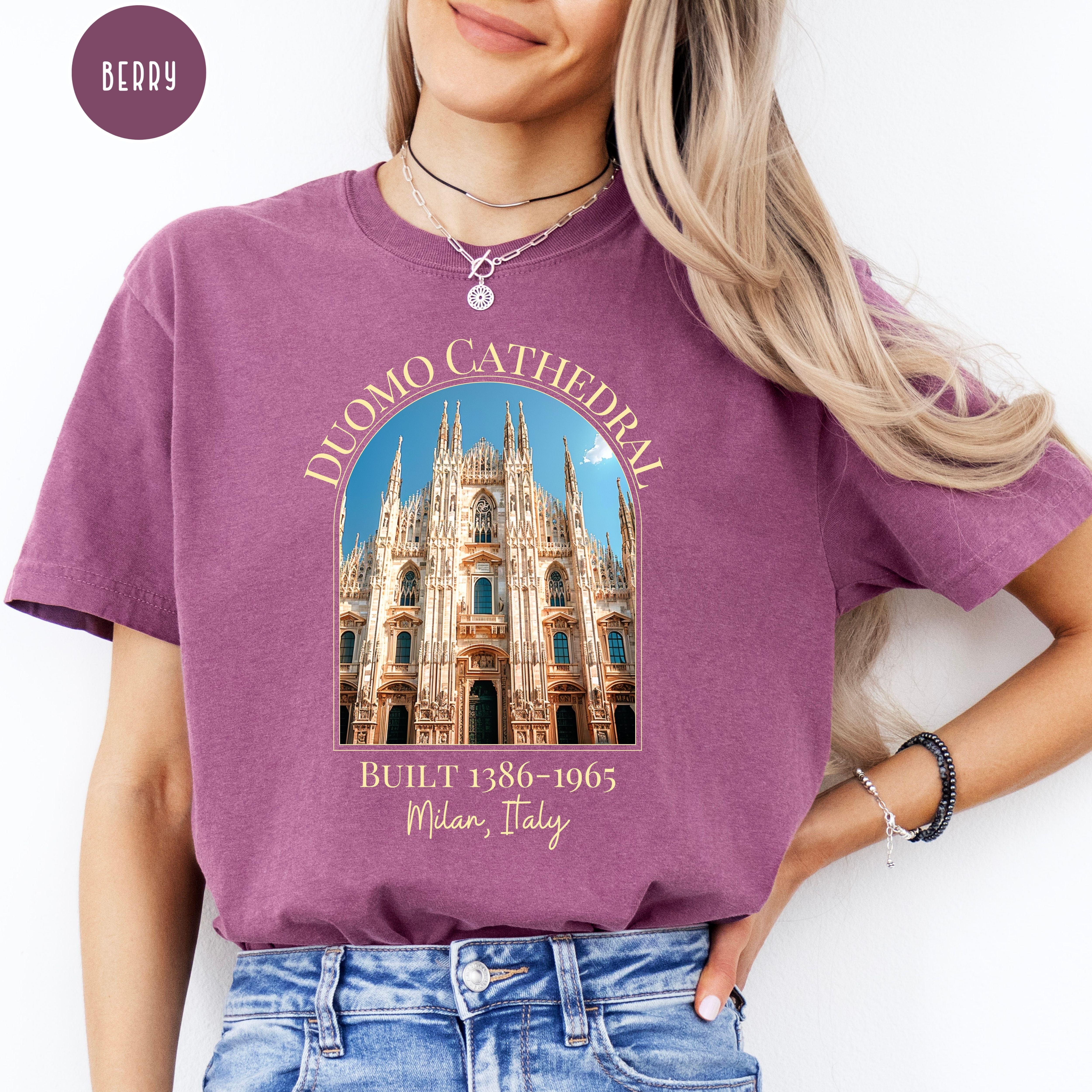 Duomo Cathedral Milan Italy Comfort Colors® Tee