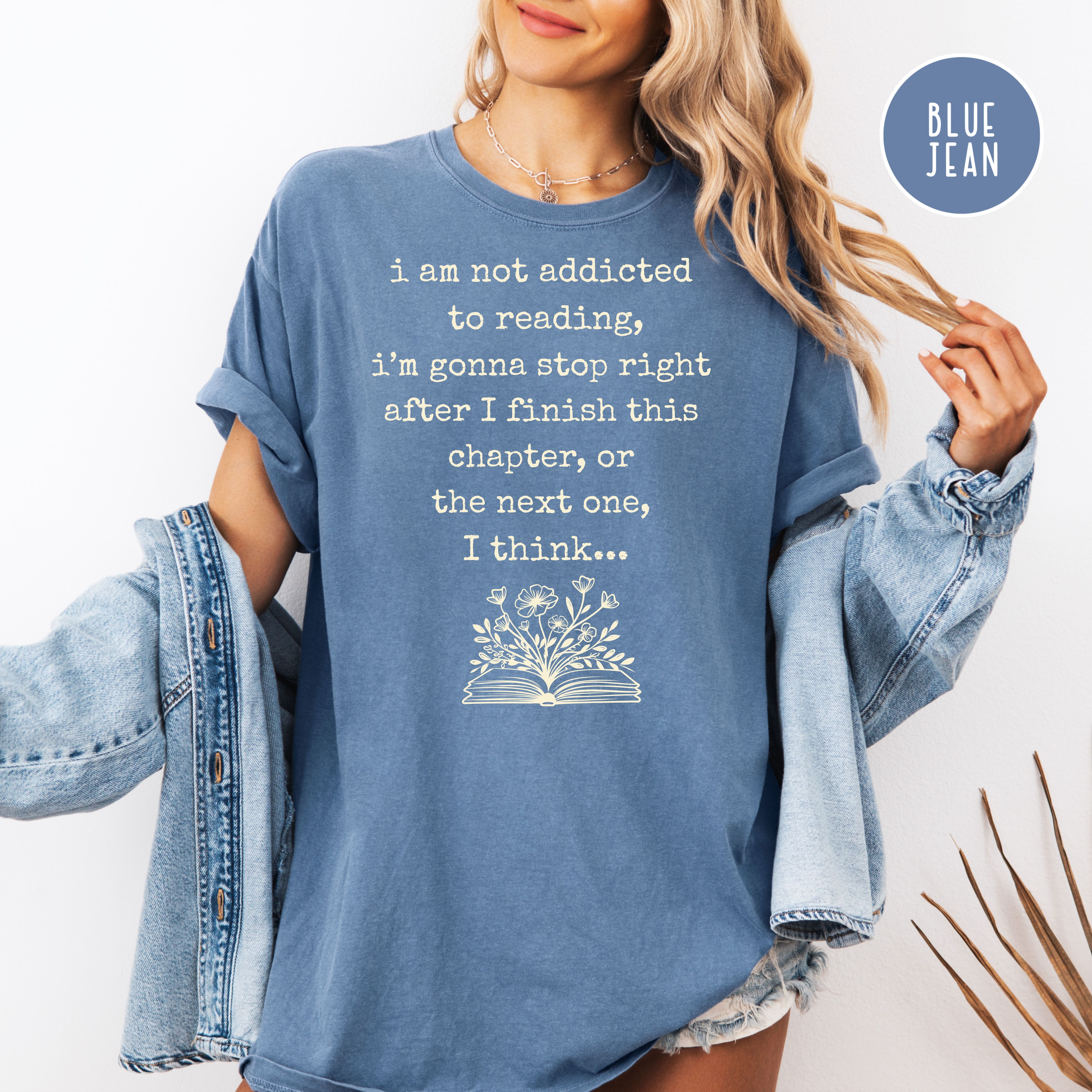 Funny Gift Shirt for Book Lover Comfort Colors Funny Book Club Tee Shirt