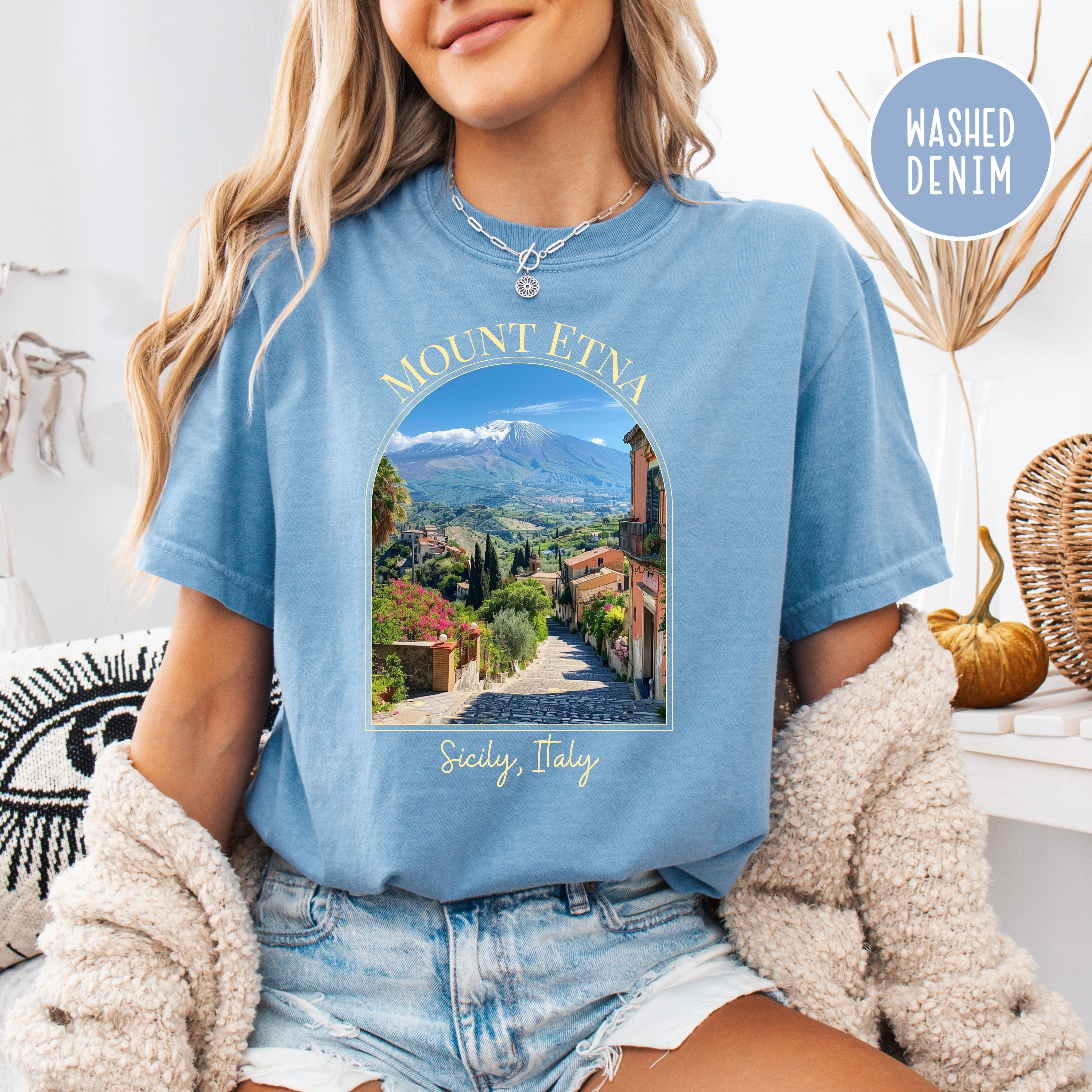 Mount Etna Sicily Italy Comfort Colors® Tee