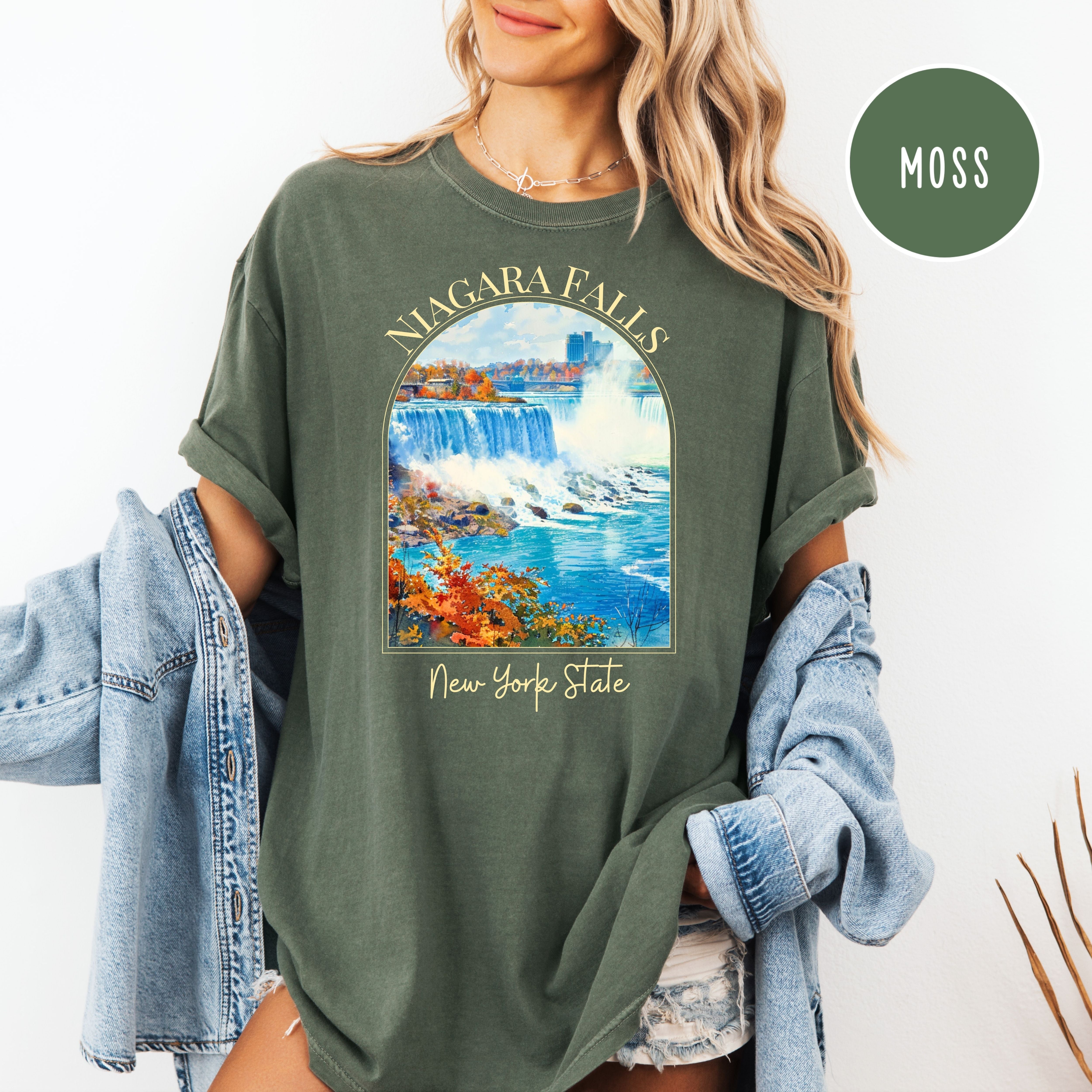 Niagara Falls New York State Comfort Colors Unisex Tee Shirt