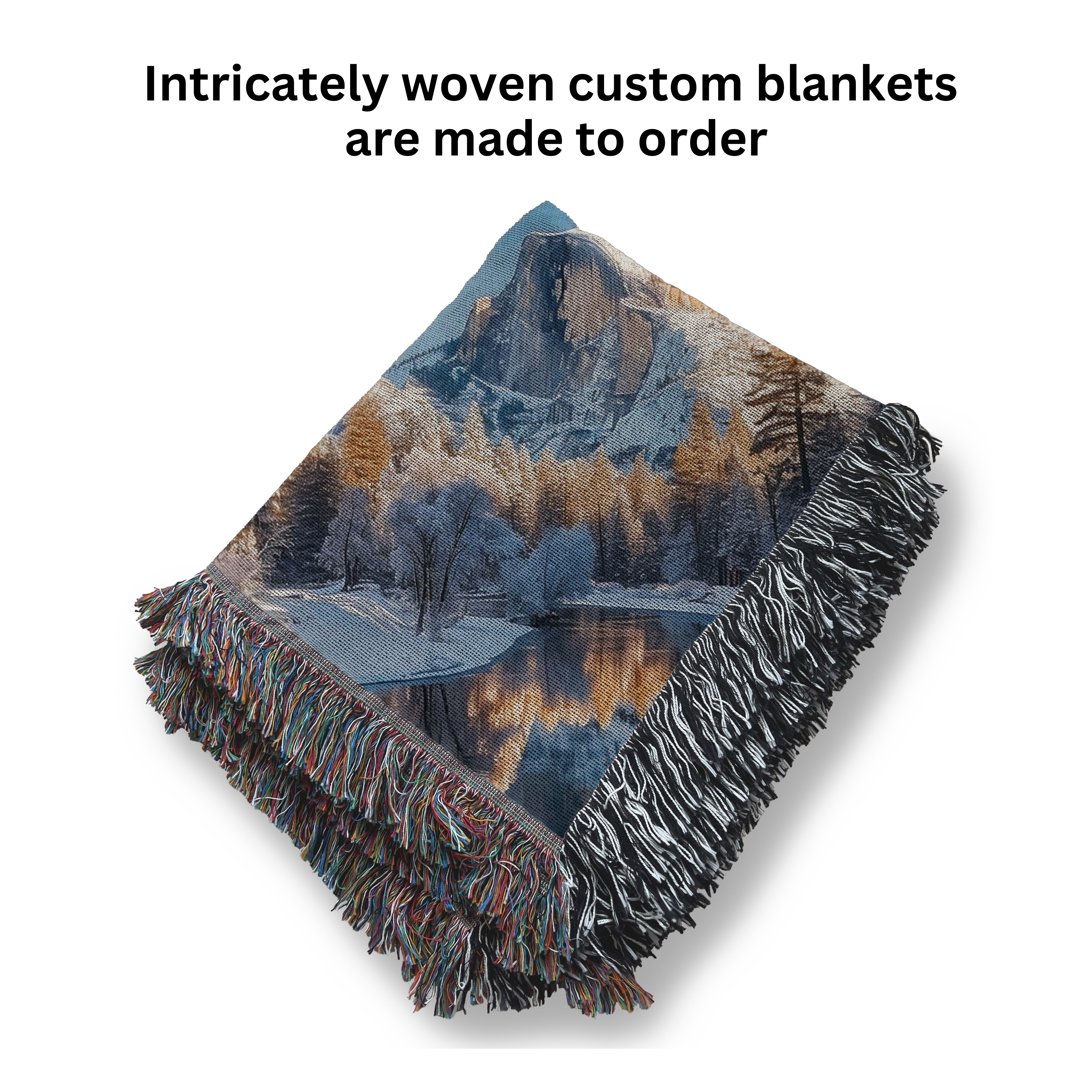 Yosemite National Park Woven Blanket