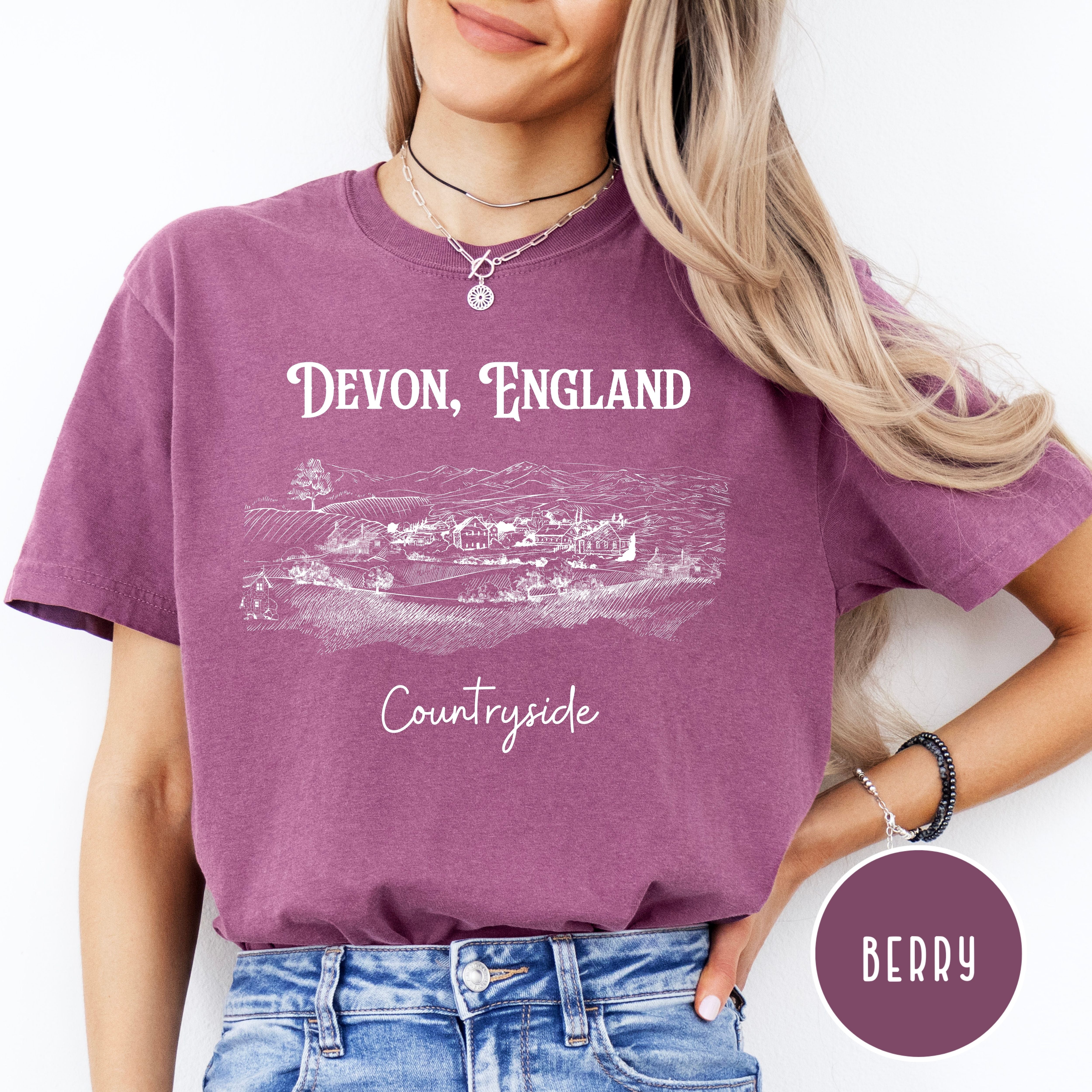 Devon England Countryside Comfort Colors® Tee