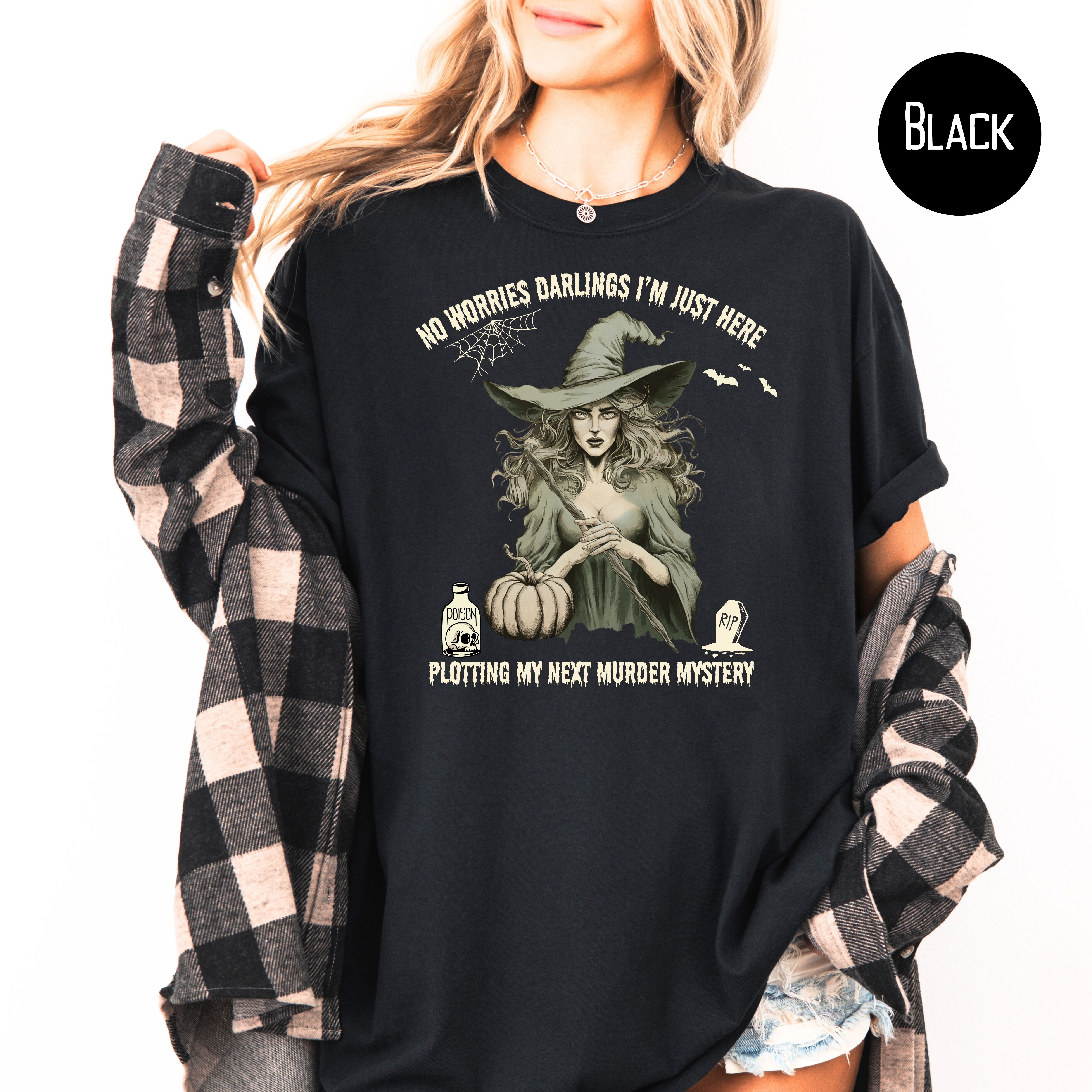 Murder Mystery Writers Comfort Colors Halloween Tee