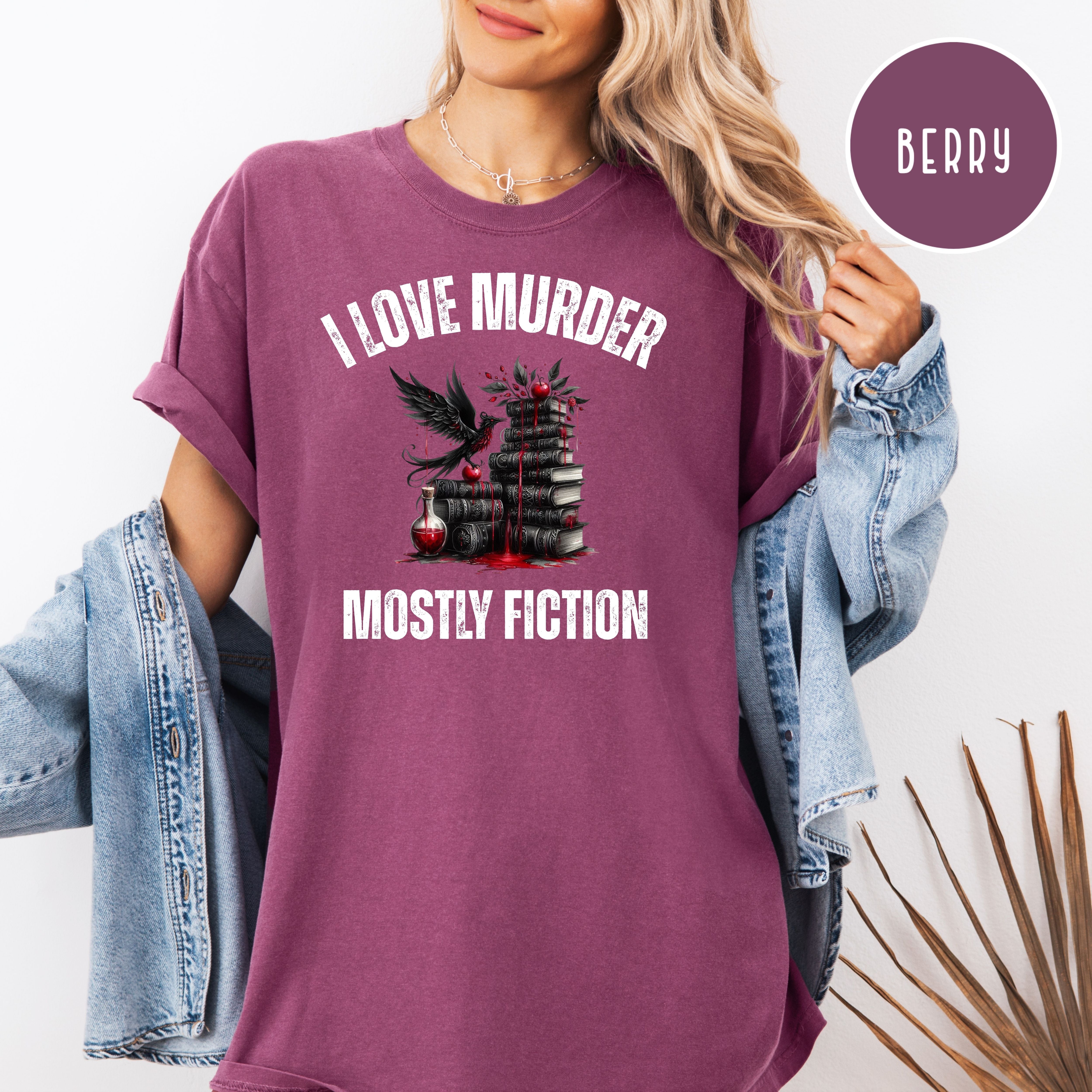 Murder Mystery Book Lover Unisex Comfort Colors T-Shirt