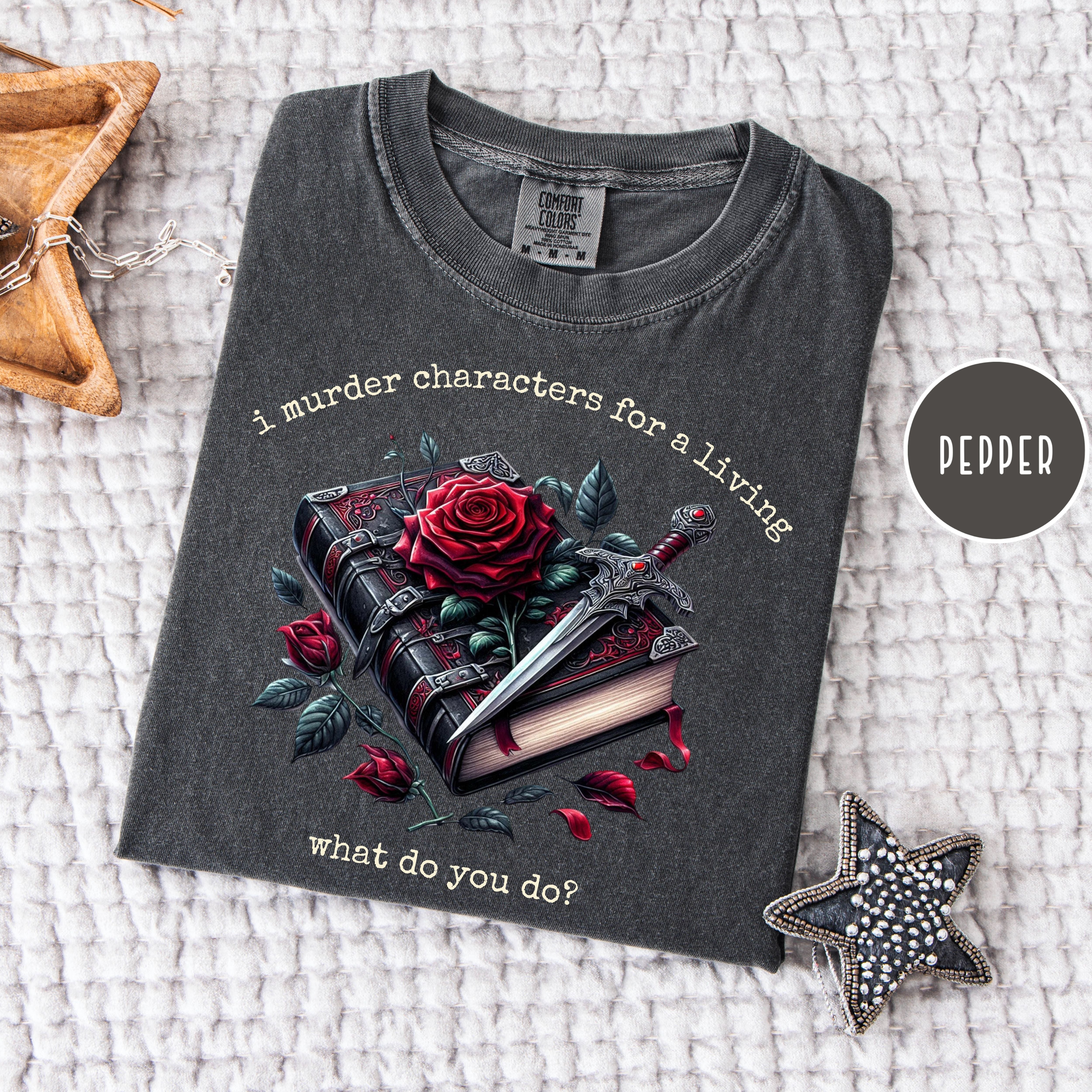 Murder Mystery Writer Comfort Colors Gift Tee