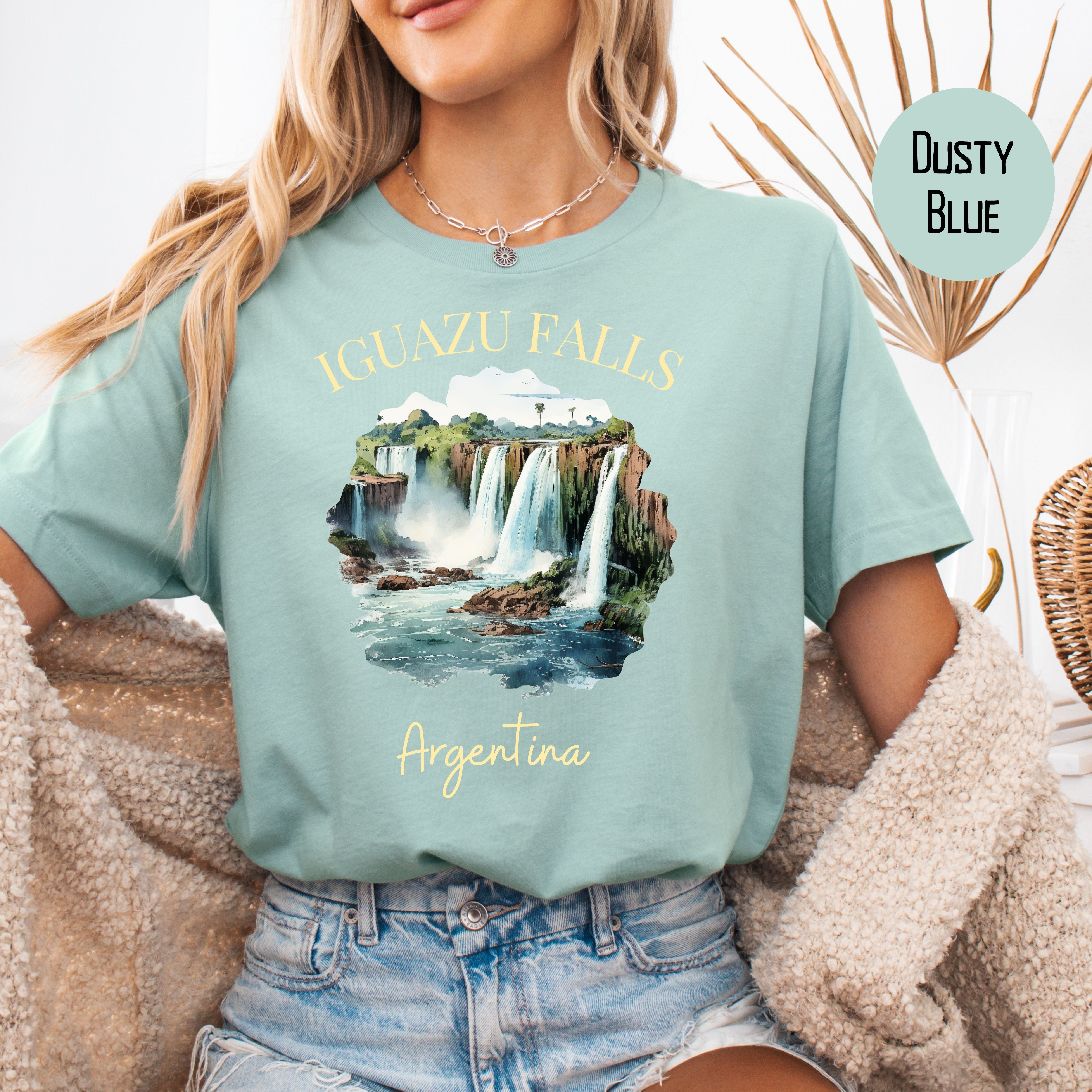 Iguazu Falls Argentina Bella Canvas Tee