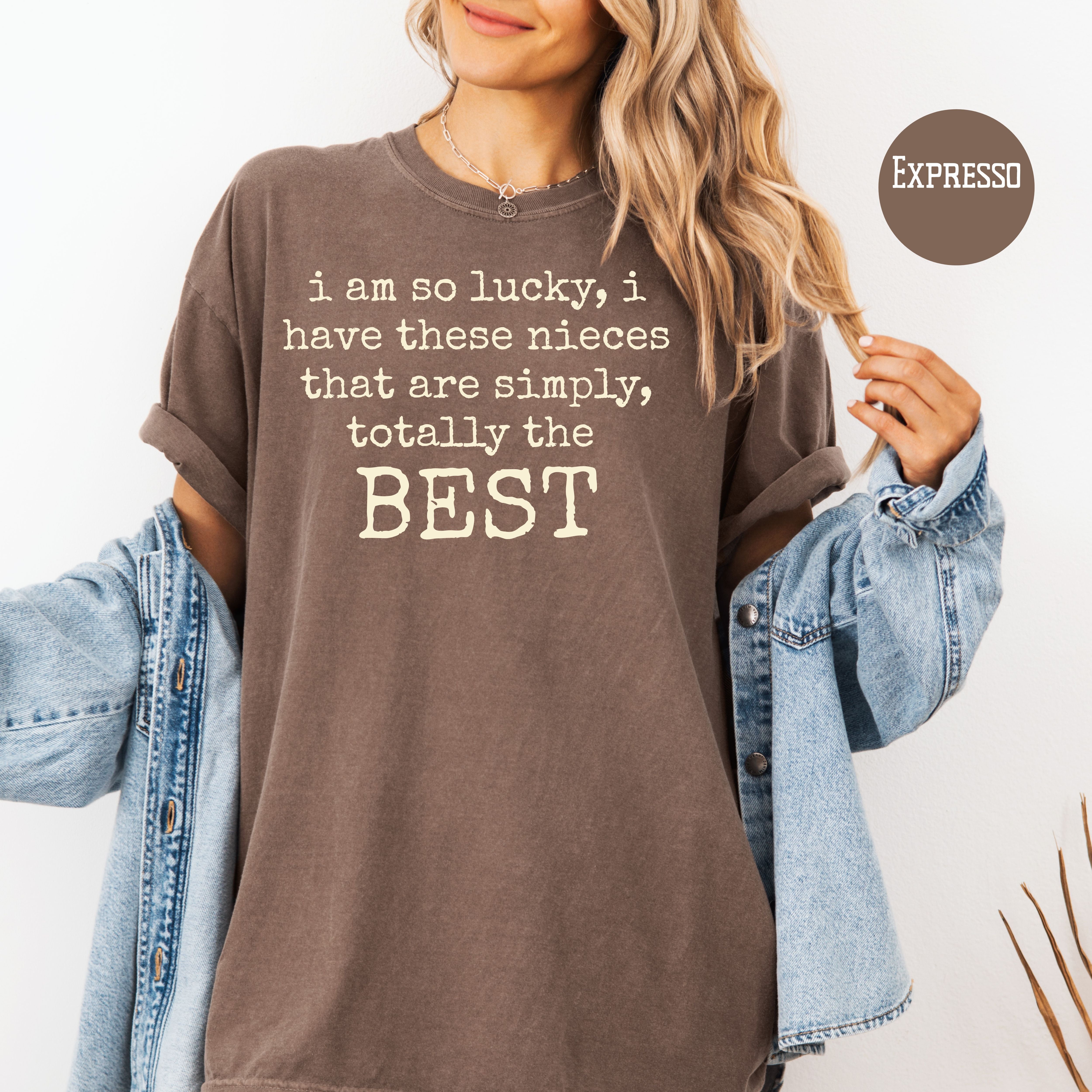 Aunt Gift from Niece Comfort Colors Tee Shirt