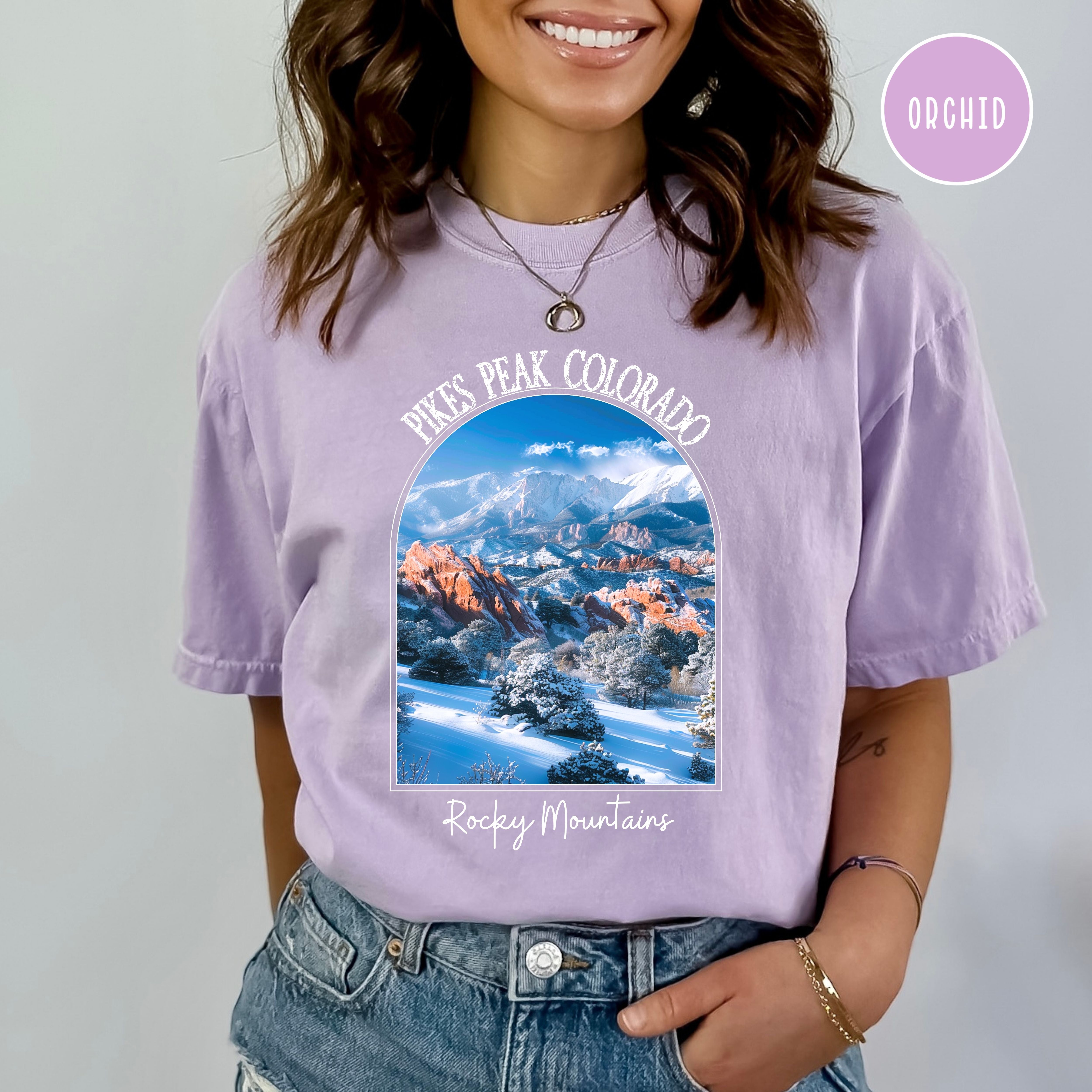 Pikes Peak Colorado Rocky Mountains Comfort Colors® Tee