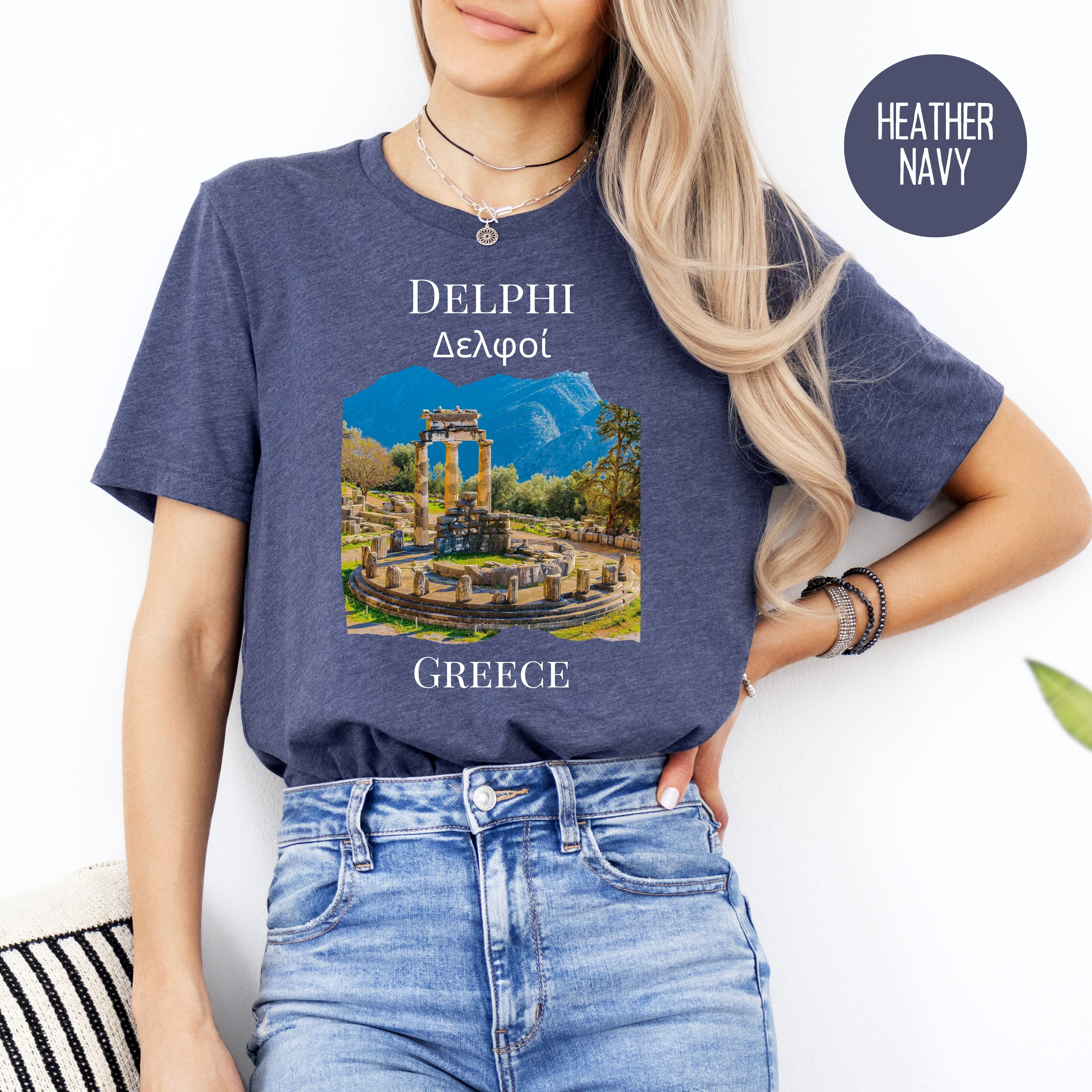 Delphi Greece Vacation Soft-Style Adult Unisex Tee