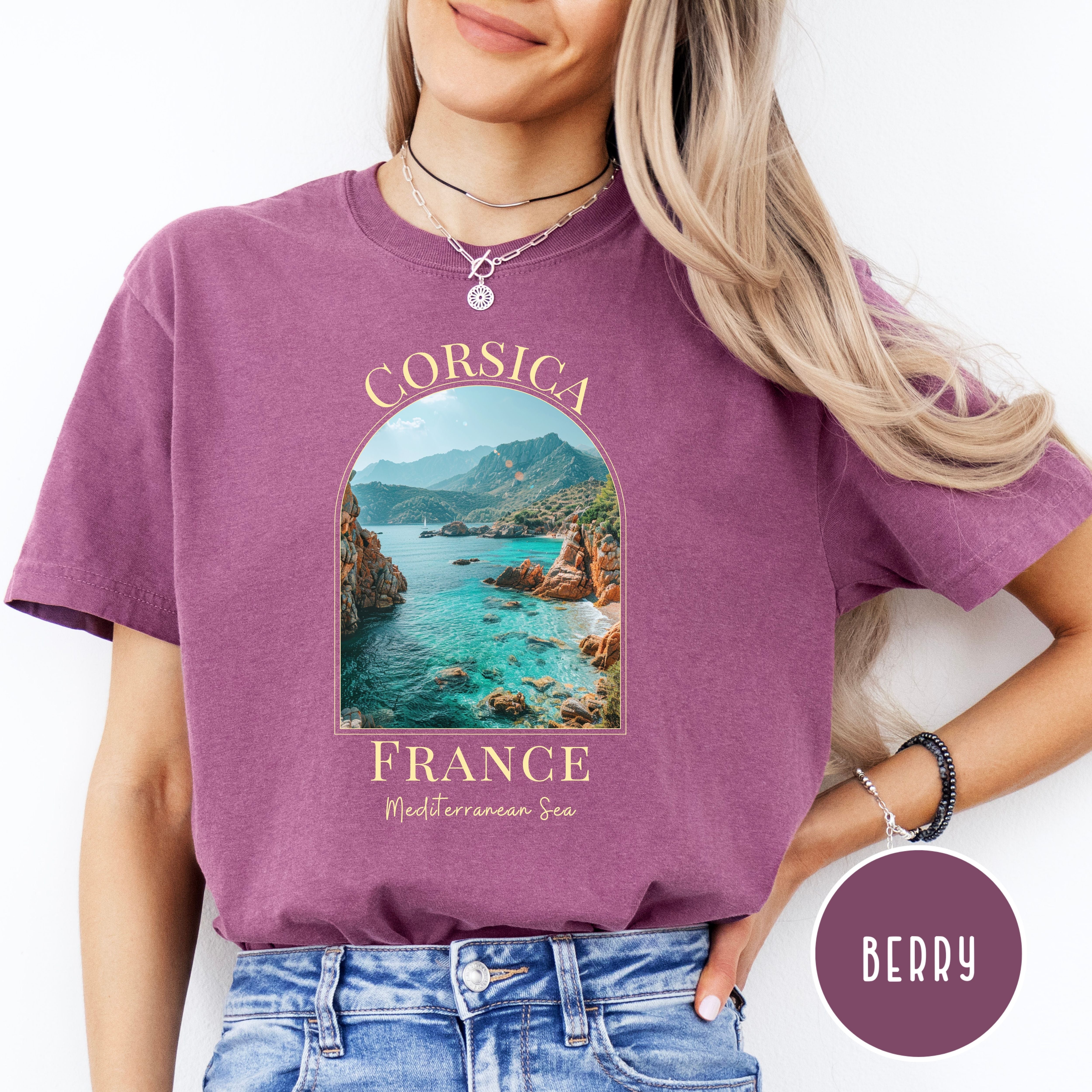 Corsica Island France Comfort Colors® Tee