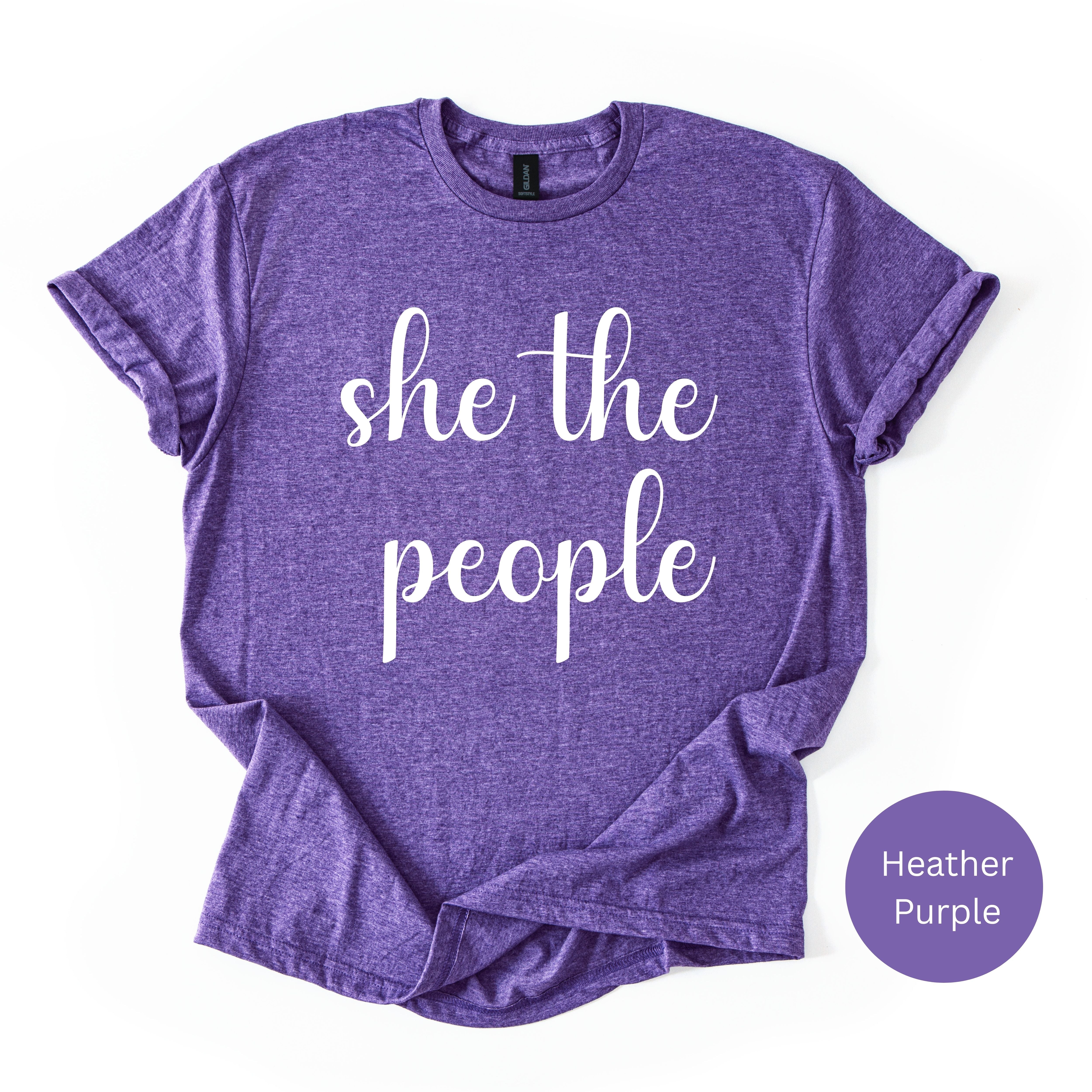 She The People Women's Rights Gildan Soft-Style Protest Tee Shirt