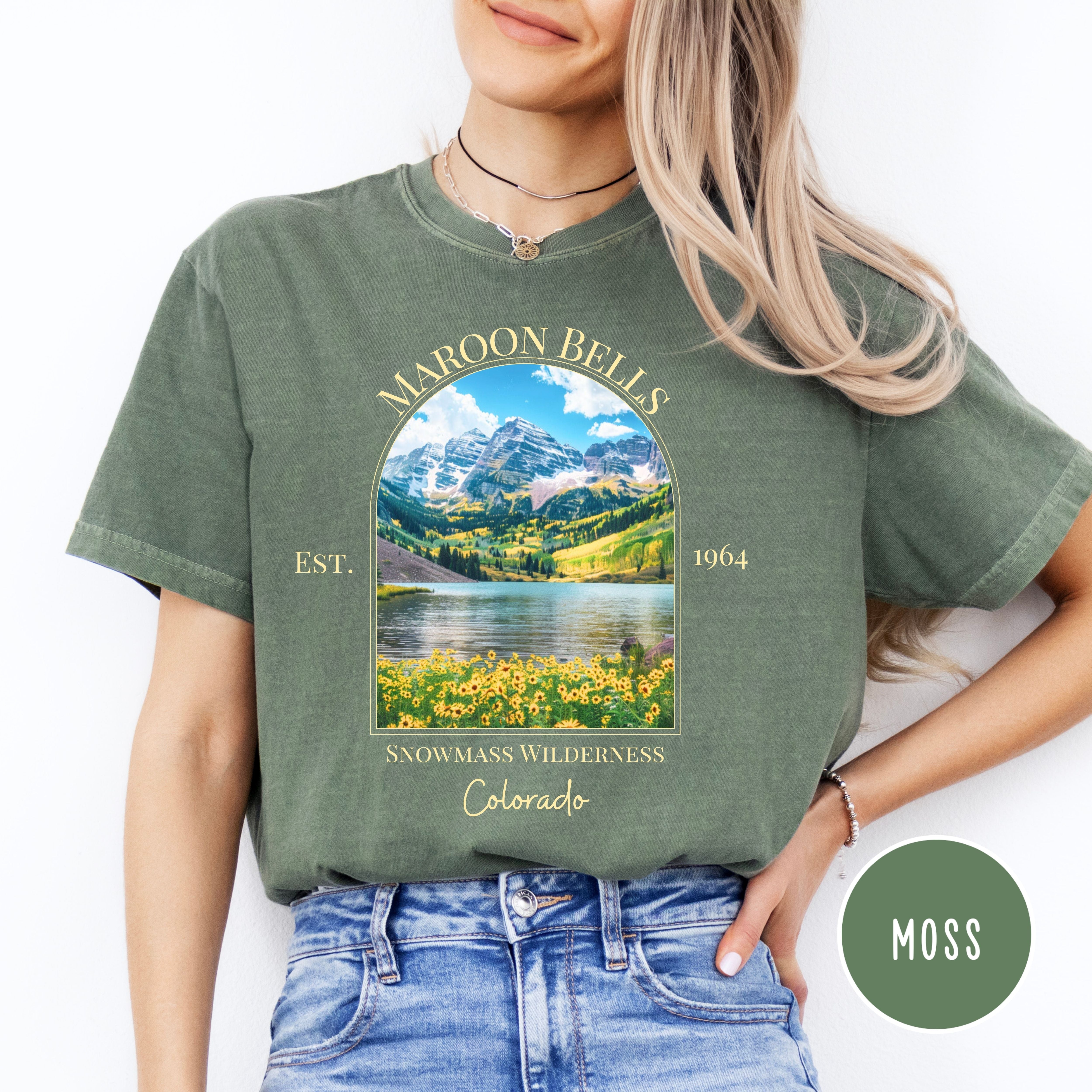 Maroon Bells-Snowmass Wilderness Colorado Comfort Colors® Tee