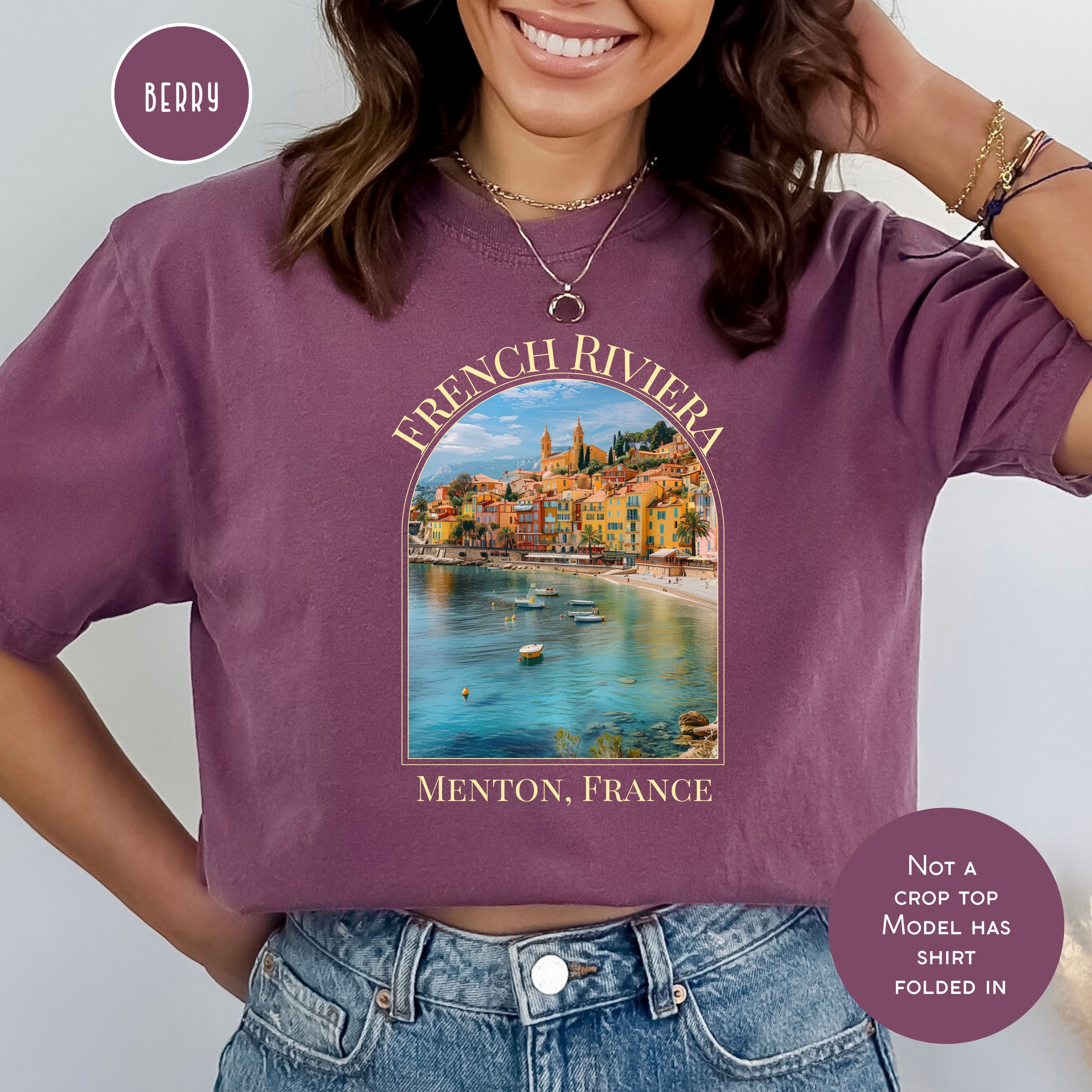 French Riviera Menton France Comfort Colors® Tee