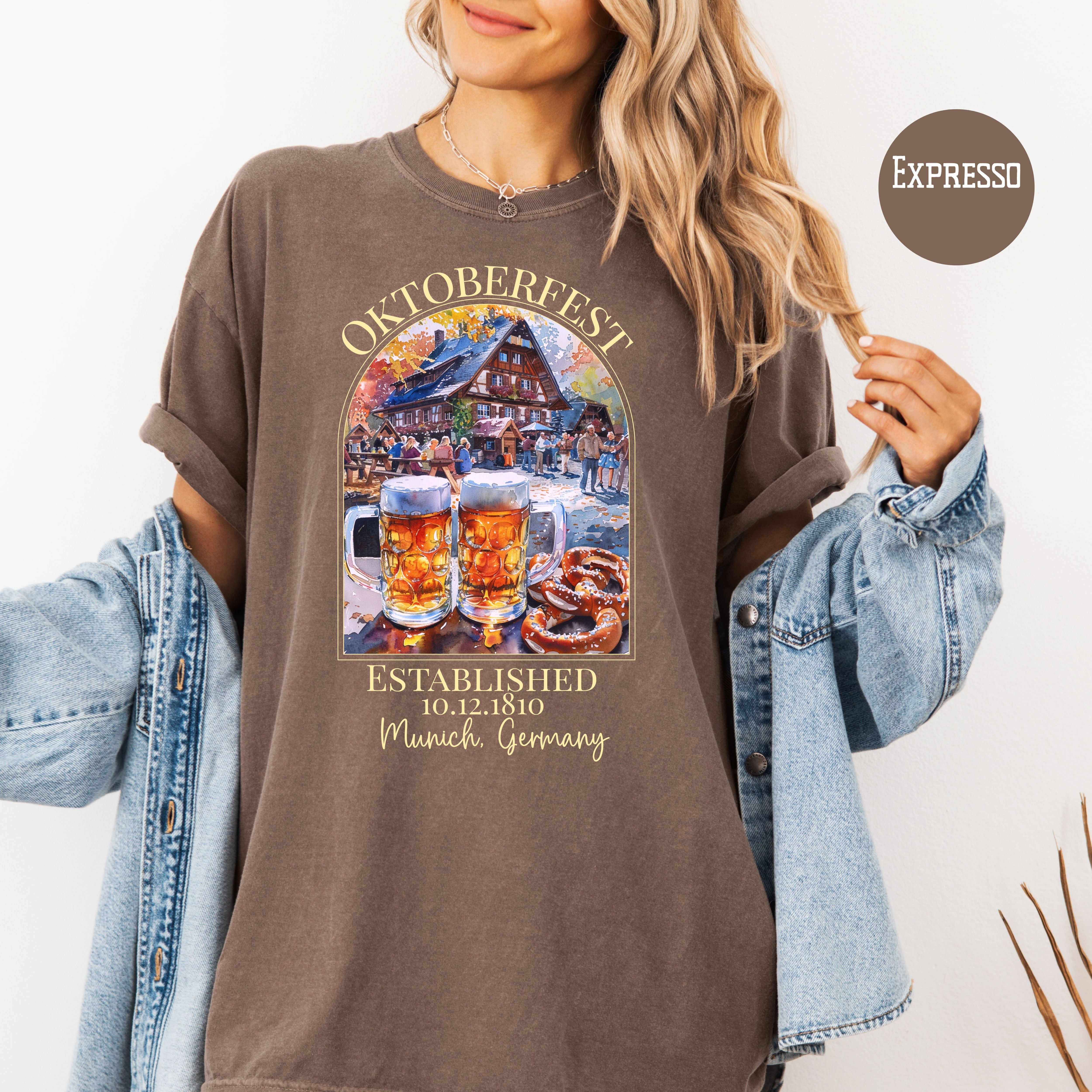 Oktoberfest Celebration Comfort Colors Tee Shirt