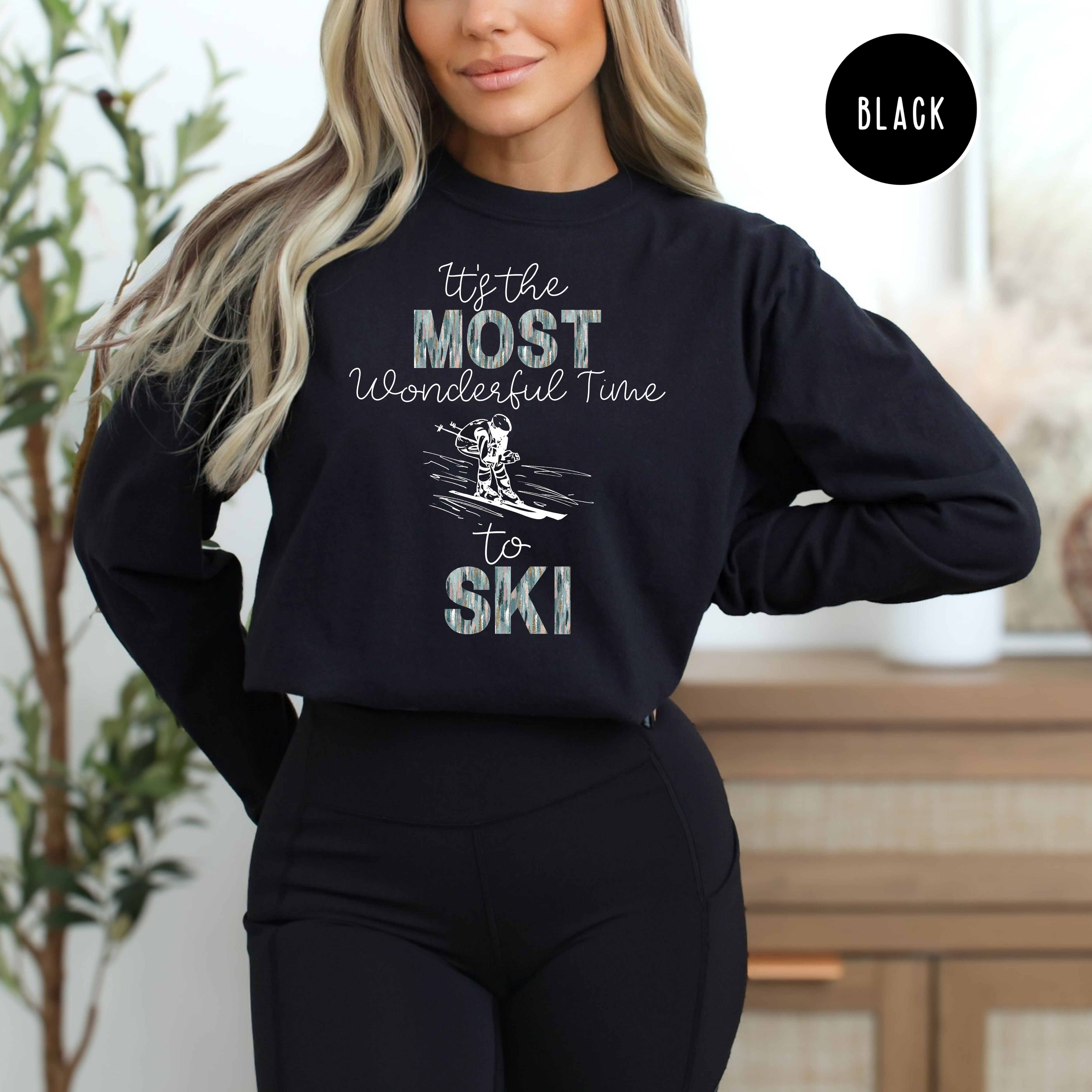 Christmas Ski Trip Long Sleeve Comfort Colors® Tee