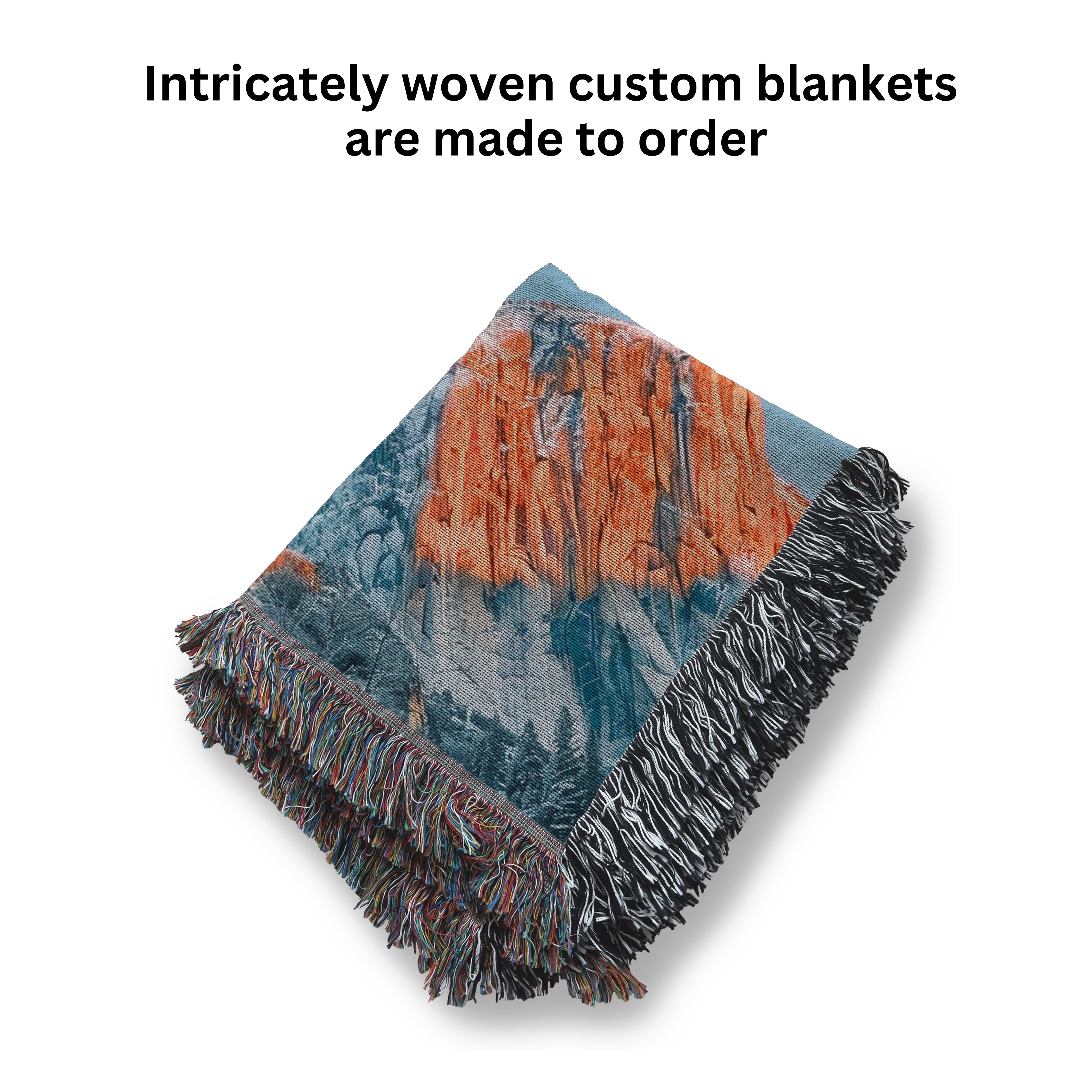 Yosemite National Park Half Dome Woven Blanket