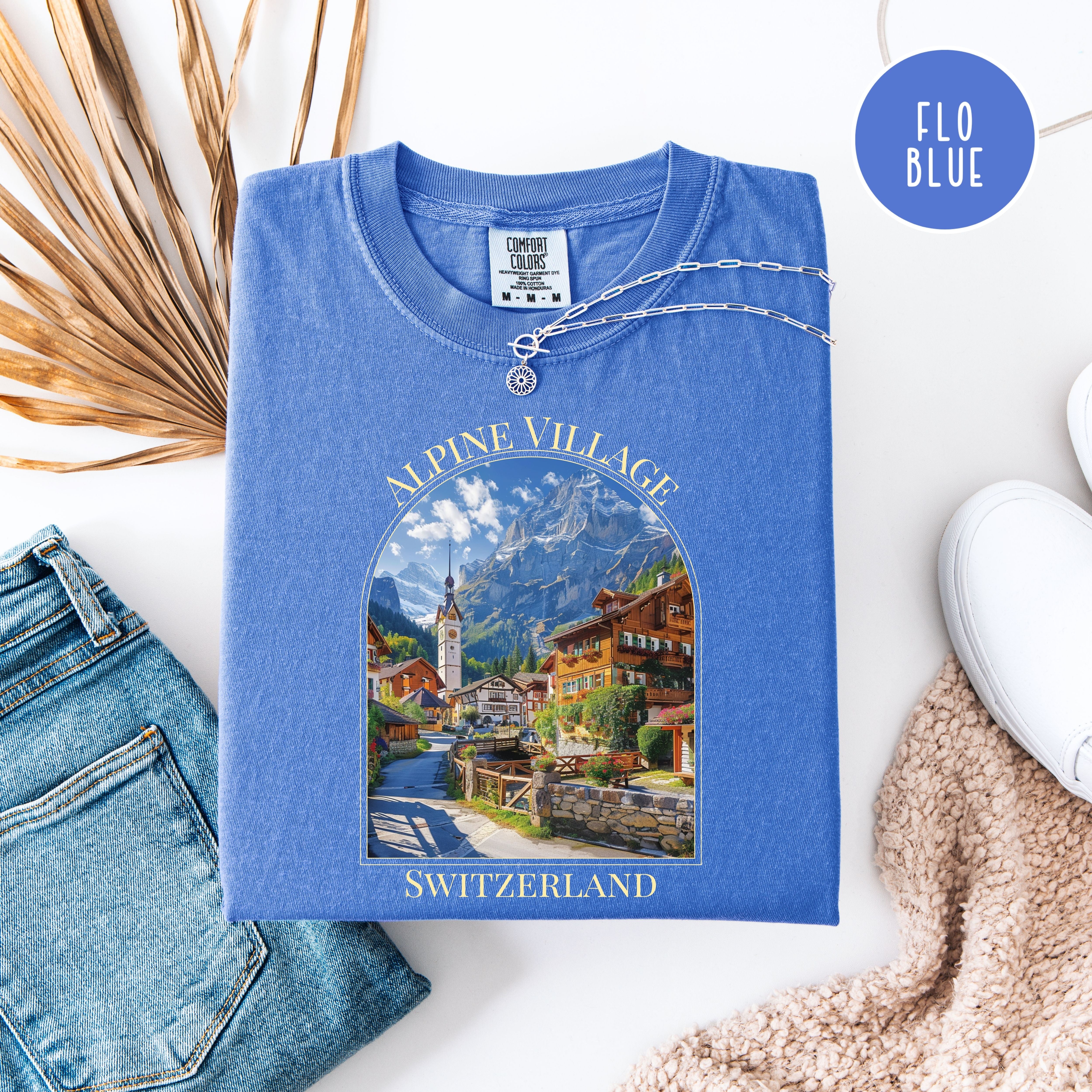 Switzerland Comfort Colors Vacation Gift Tee