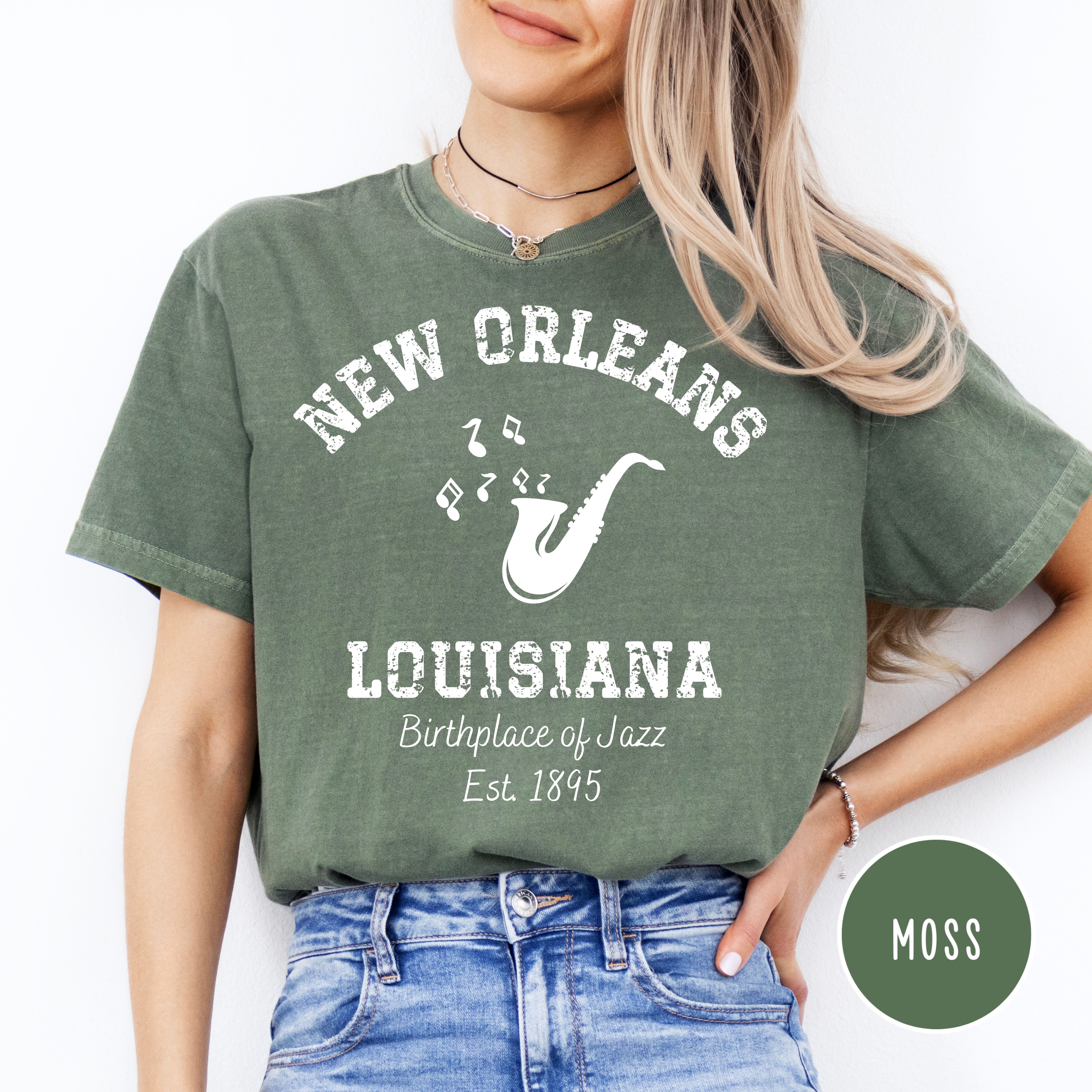 New Orleans Louisiana Birthplace of Jazz Comfort Colors® Tee