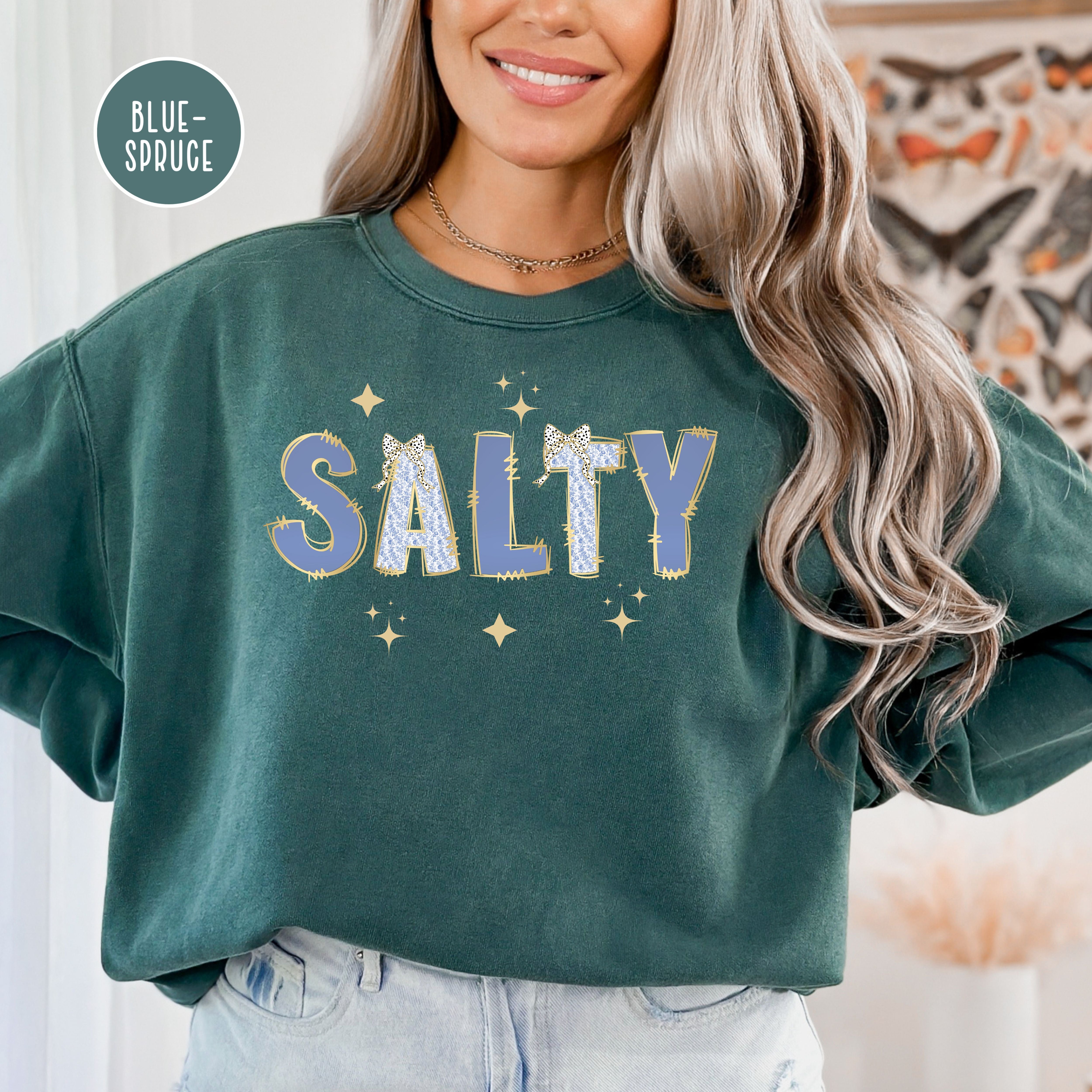 Salty Coquette Comfort Colors® Sweatshirt