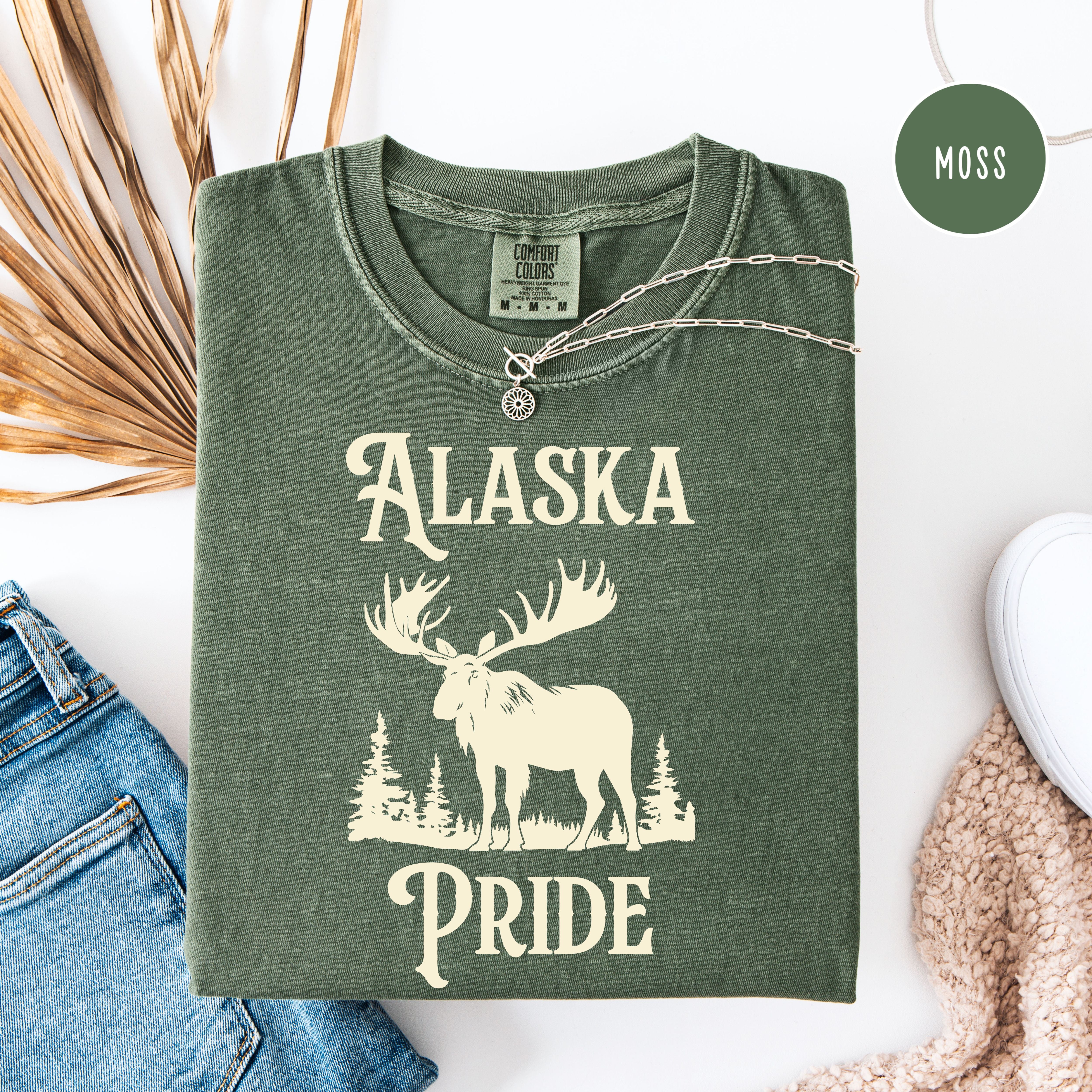 Alaska Pride Comfort Colors Adult Unisex Tee Shirt