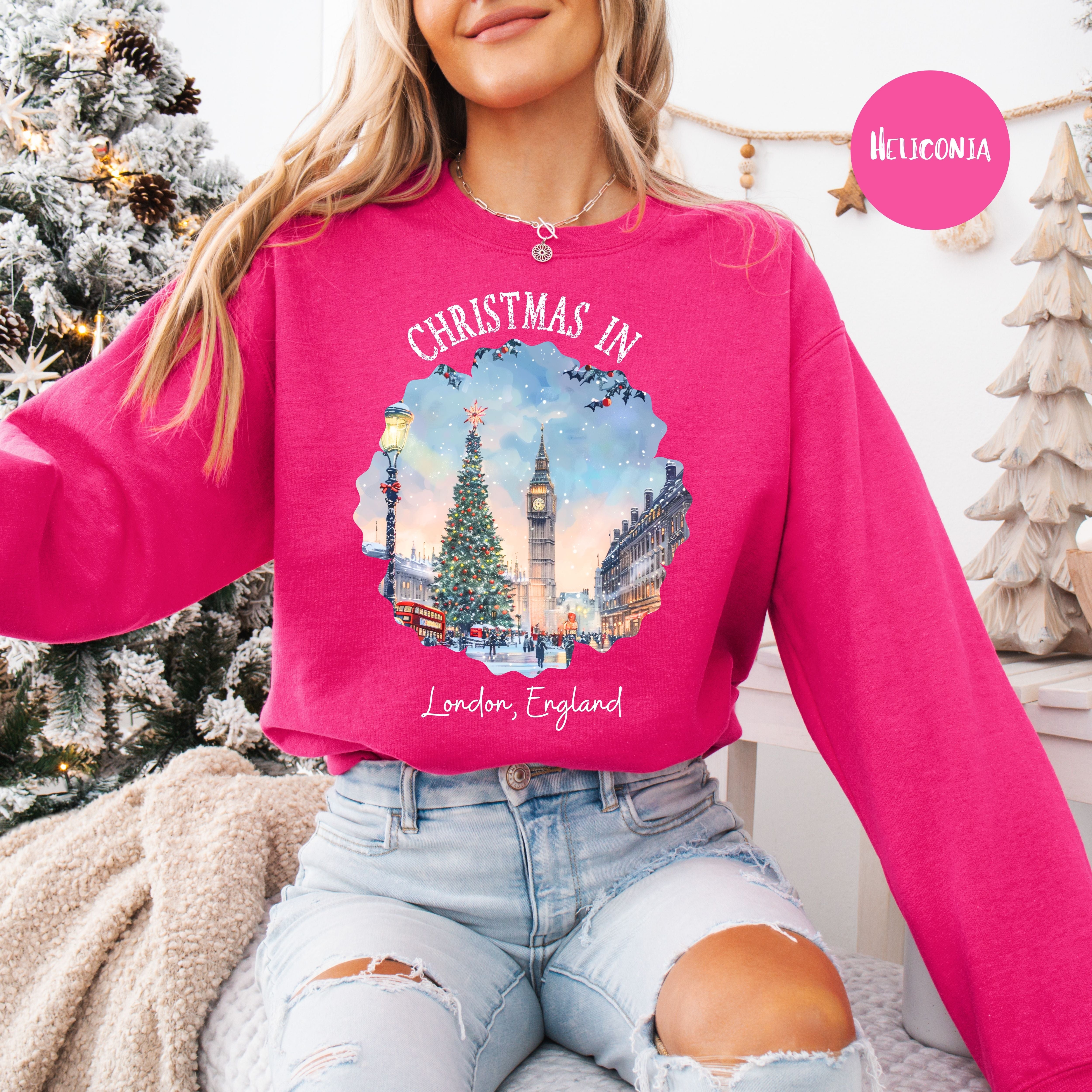 Christmas in London Unisex Sweatshirt