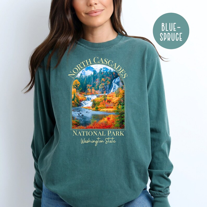 North Cascades National Park Comfort Colors® Long Sleeve Tee