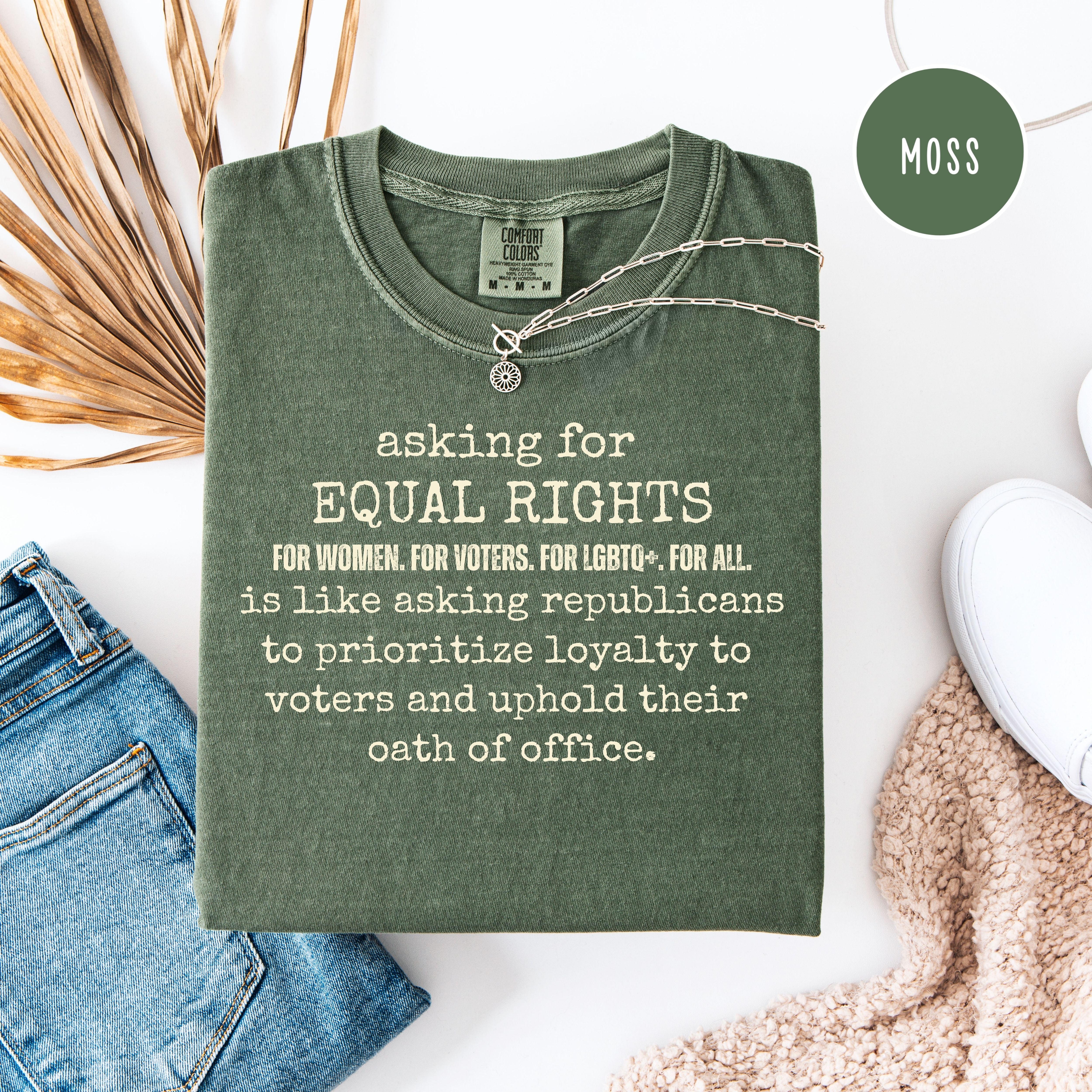 Equal Rights Comfort Colors Unisex Political Protest Tee
