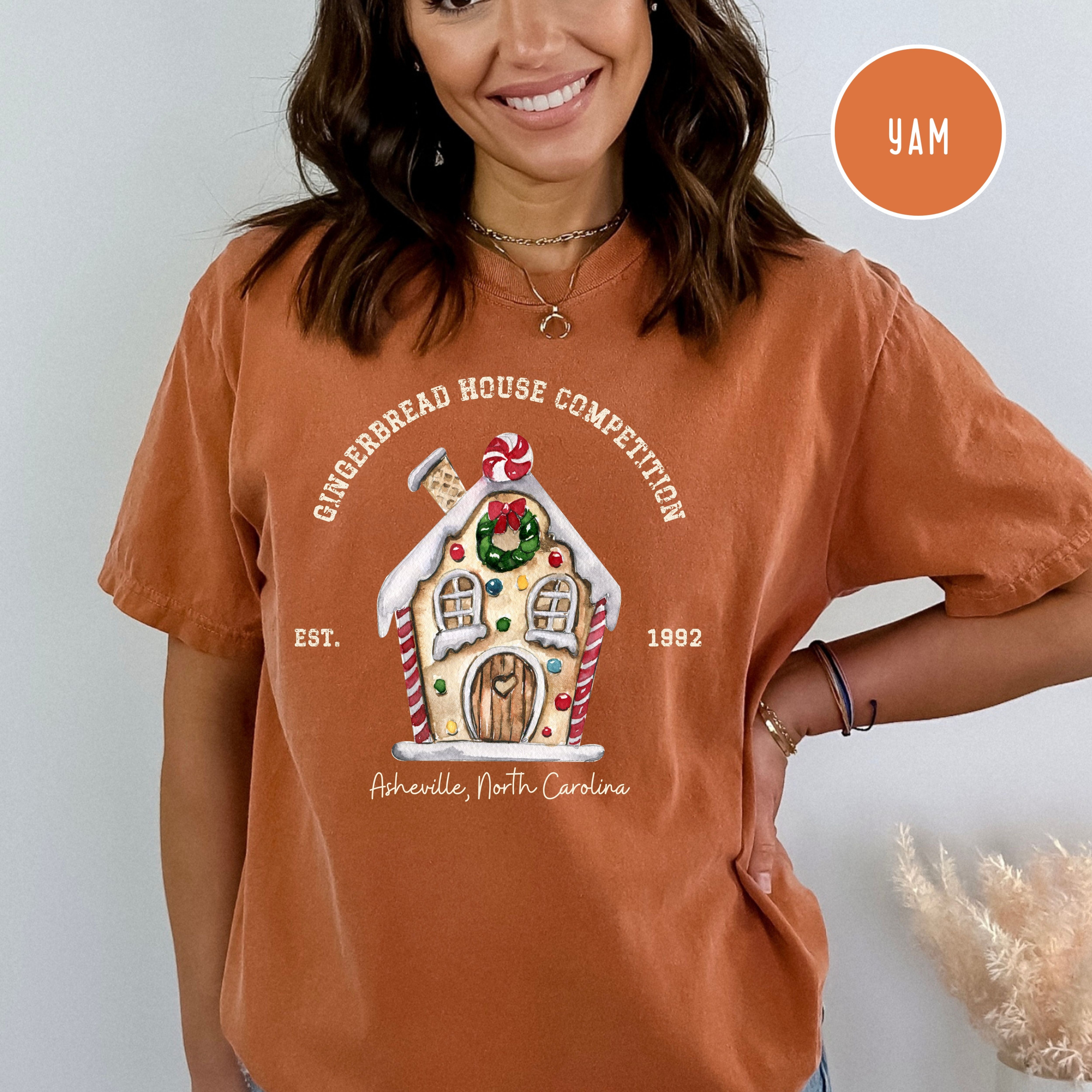 Asheville North Carolina Gingerbread House Competition Comfort Colors® Tee