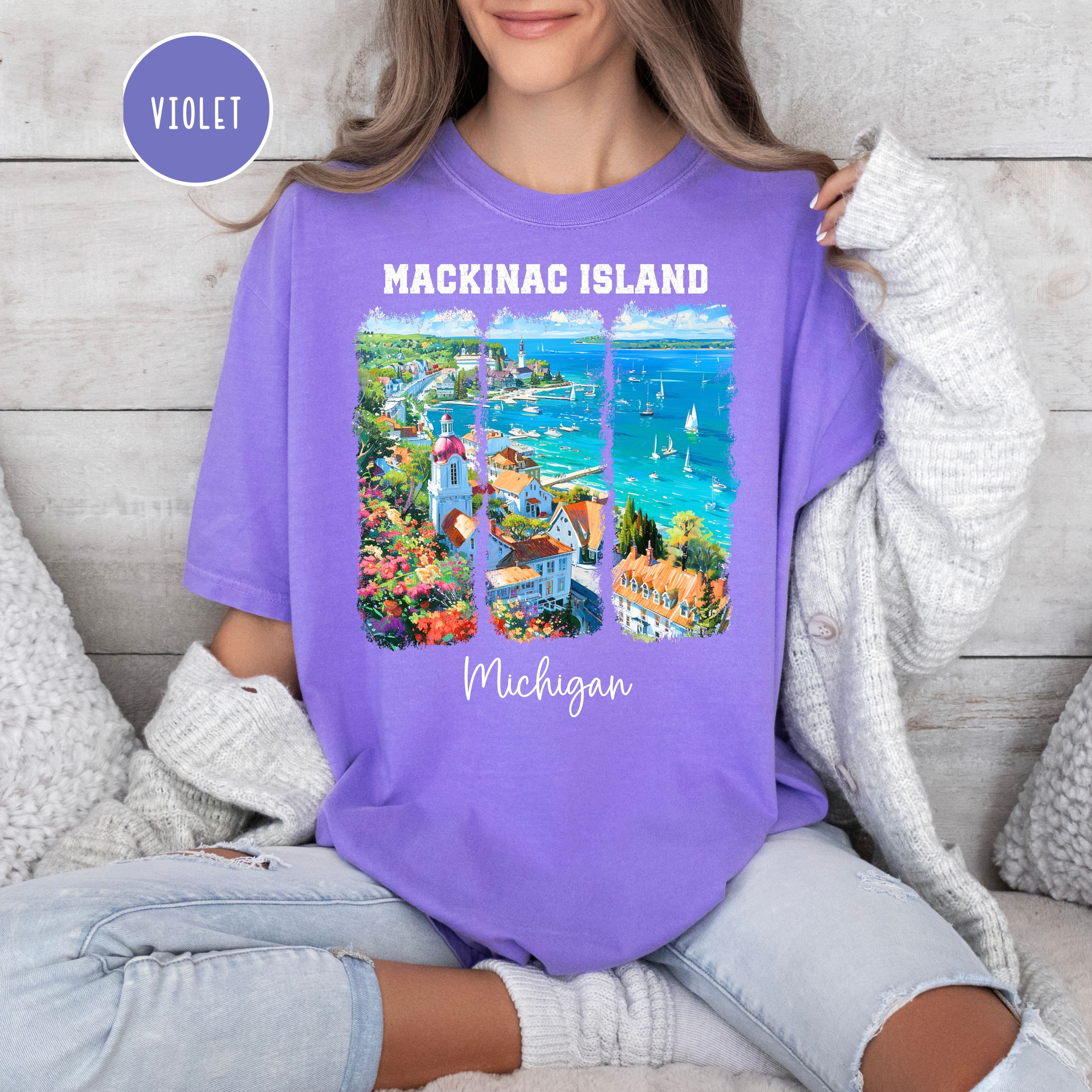 Mackinac Island Michigan Comfort Colors® Tee